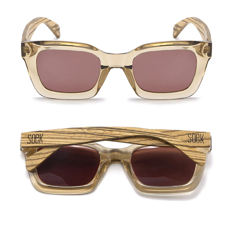 SOEK ZAHRA CHAMPAGNE SUNGLASSES
