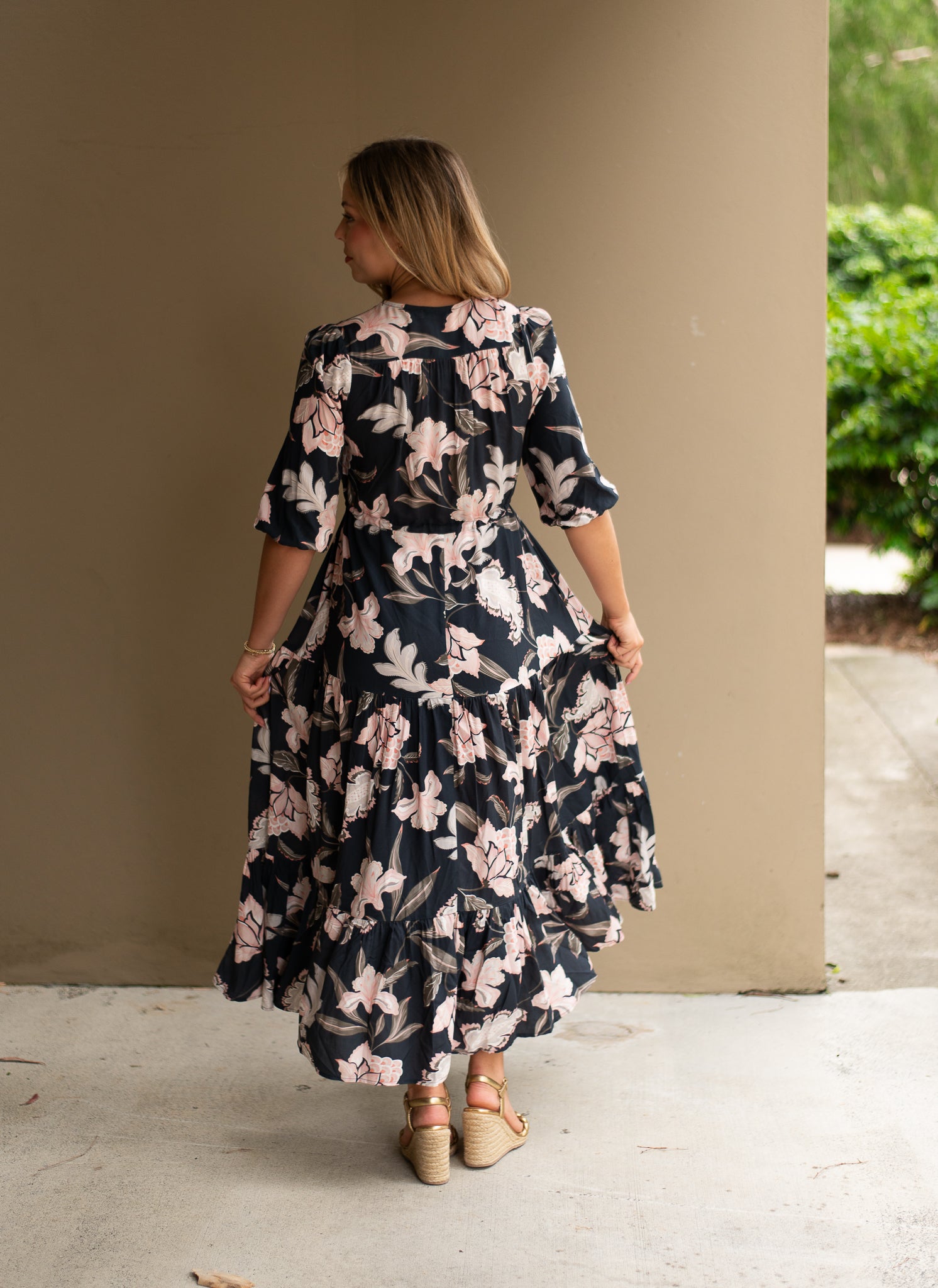Venice Floral Maxi Dress