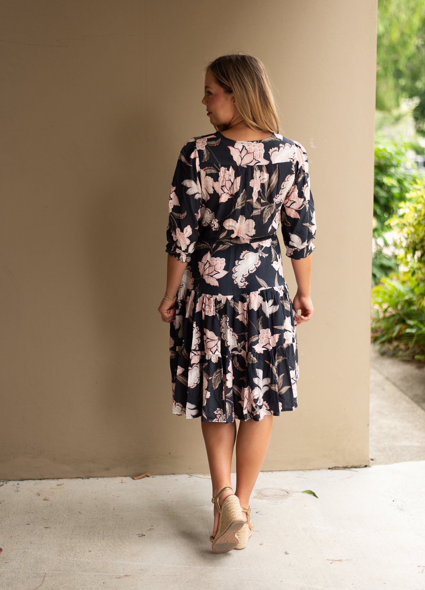 Venice Floral Short Dress