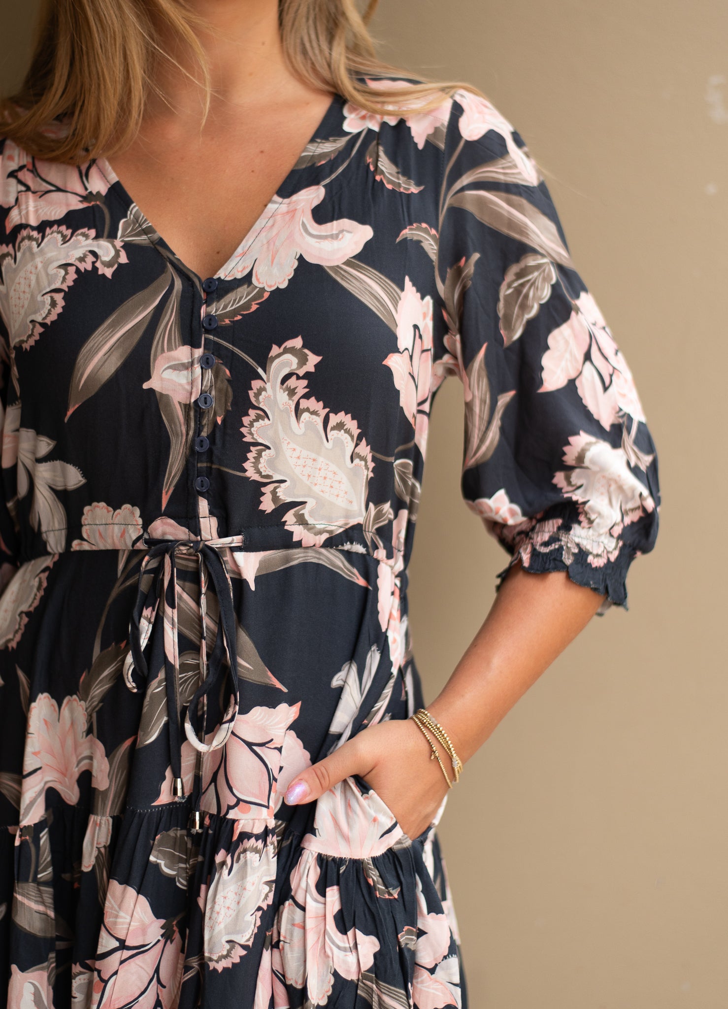 Venice Floral Short Dress