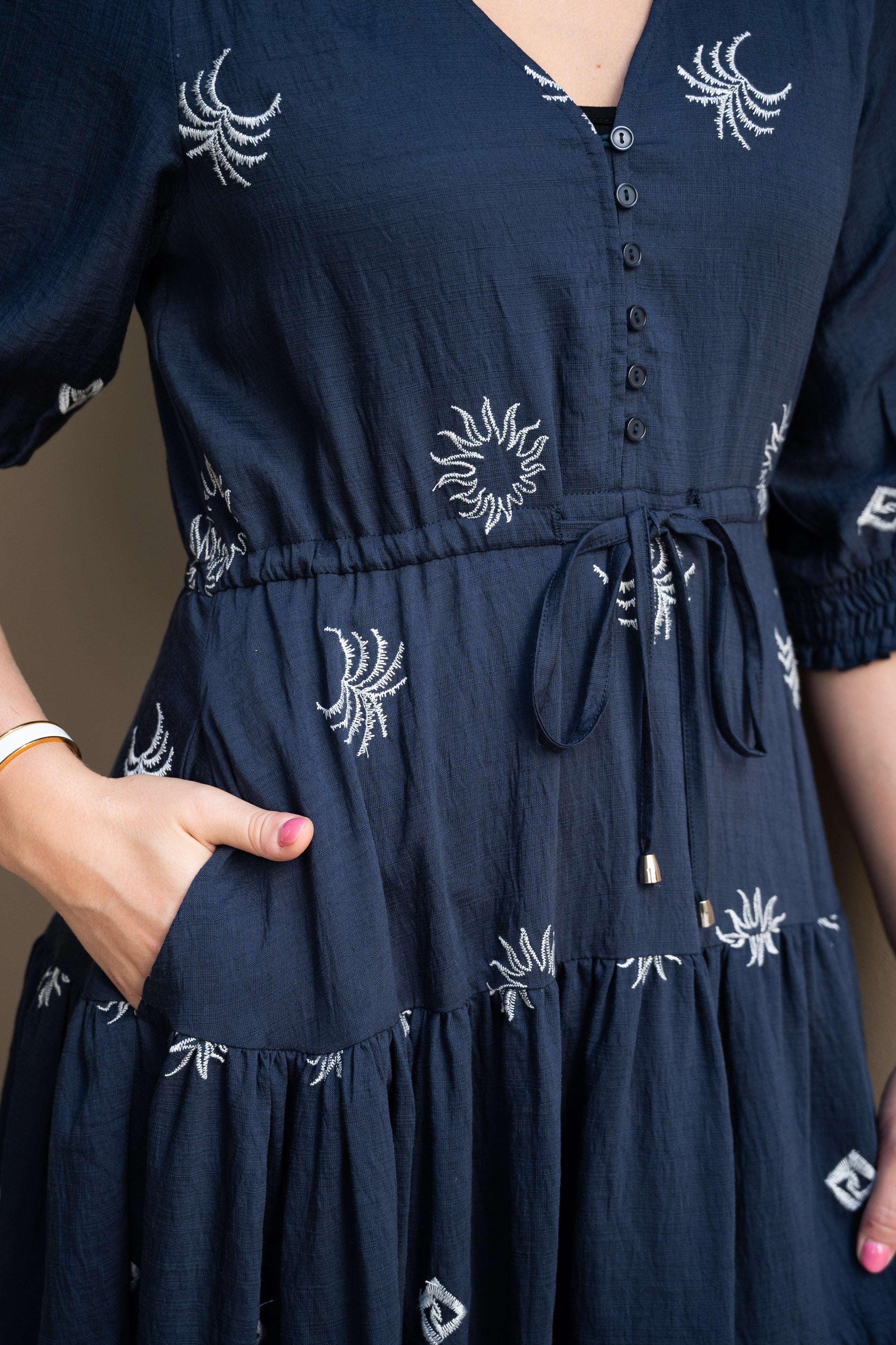 Selma Sun Short Dress Navy