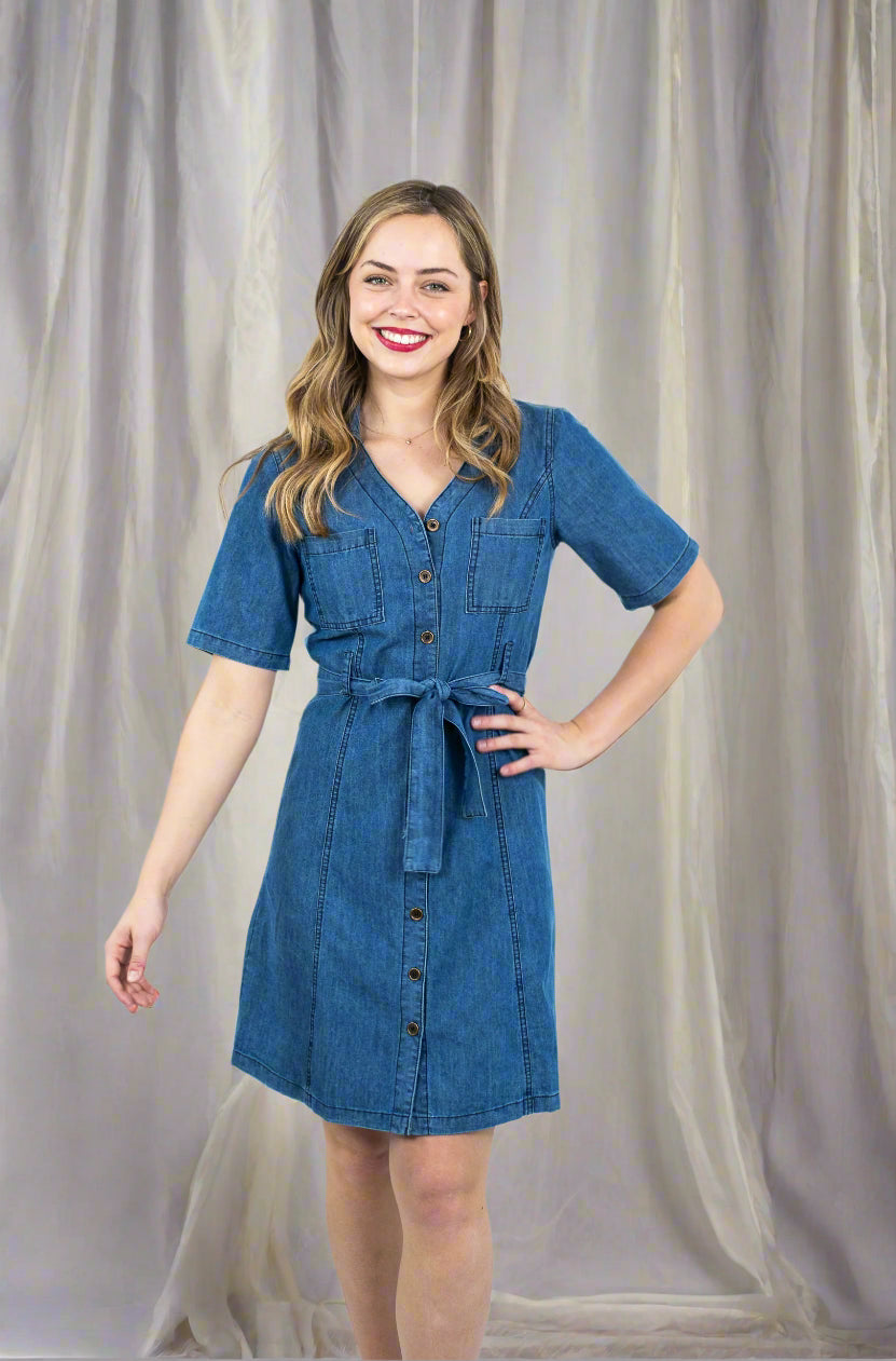Amy Denim Dress