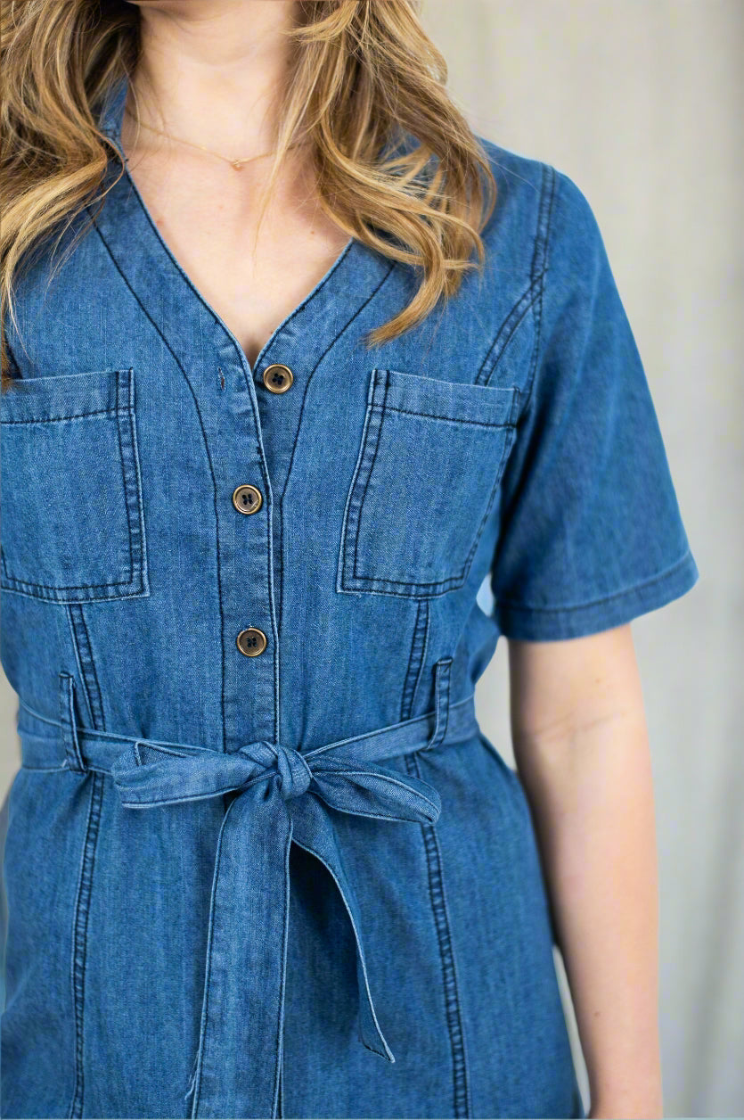 Amy Denim Dress