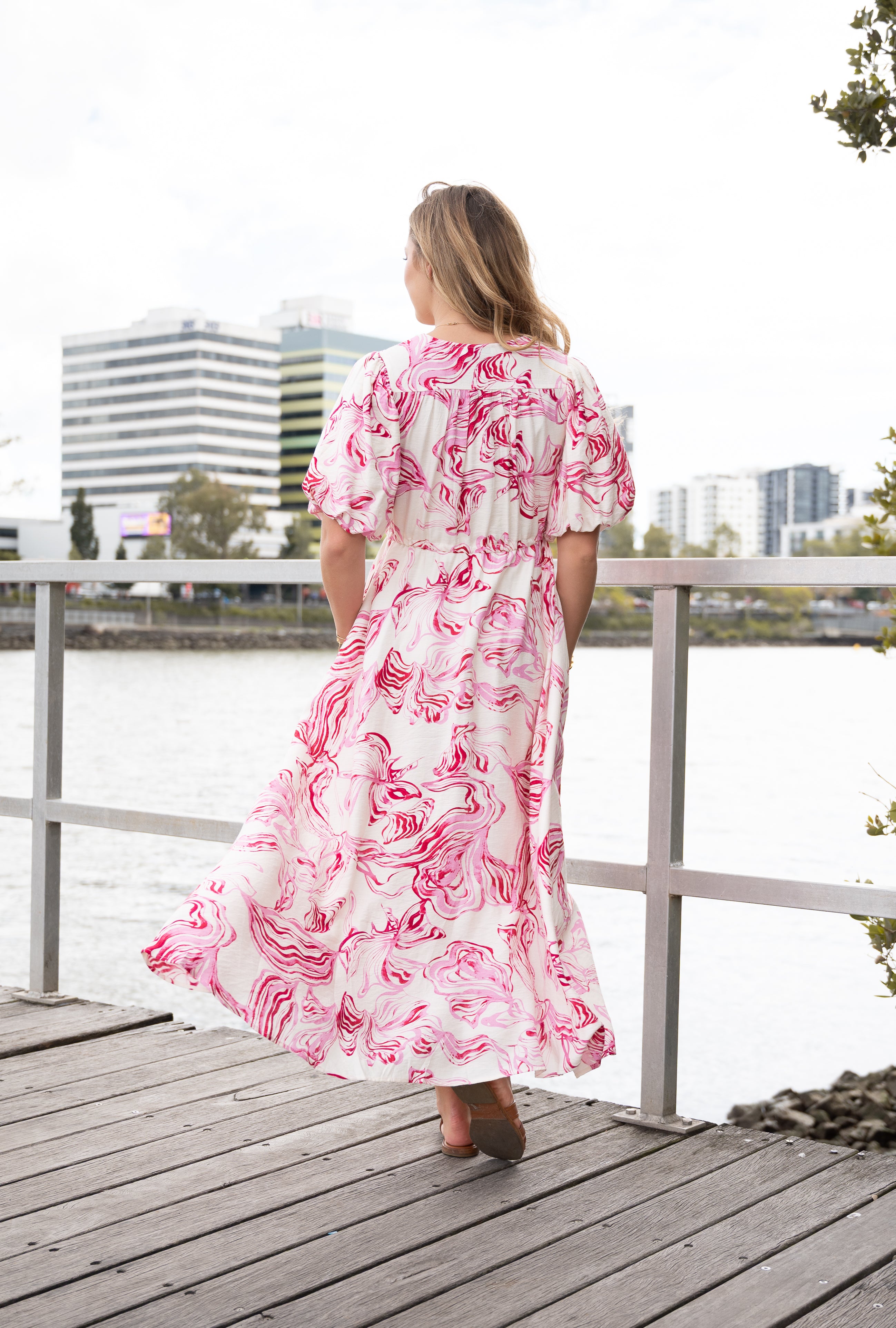 Ribbon Selma Maxi Dress