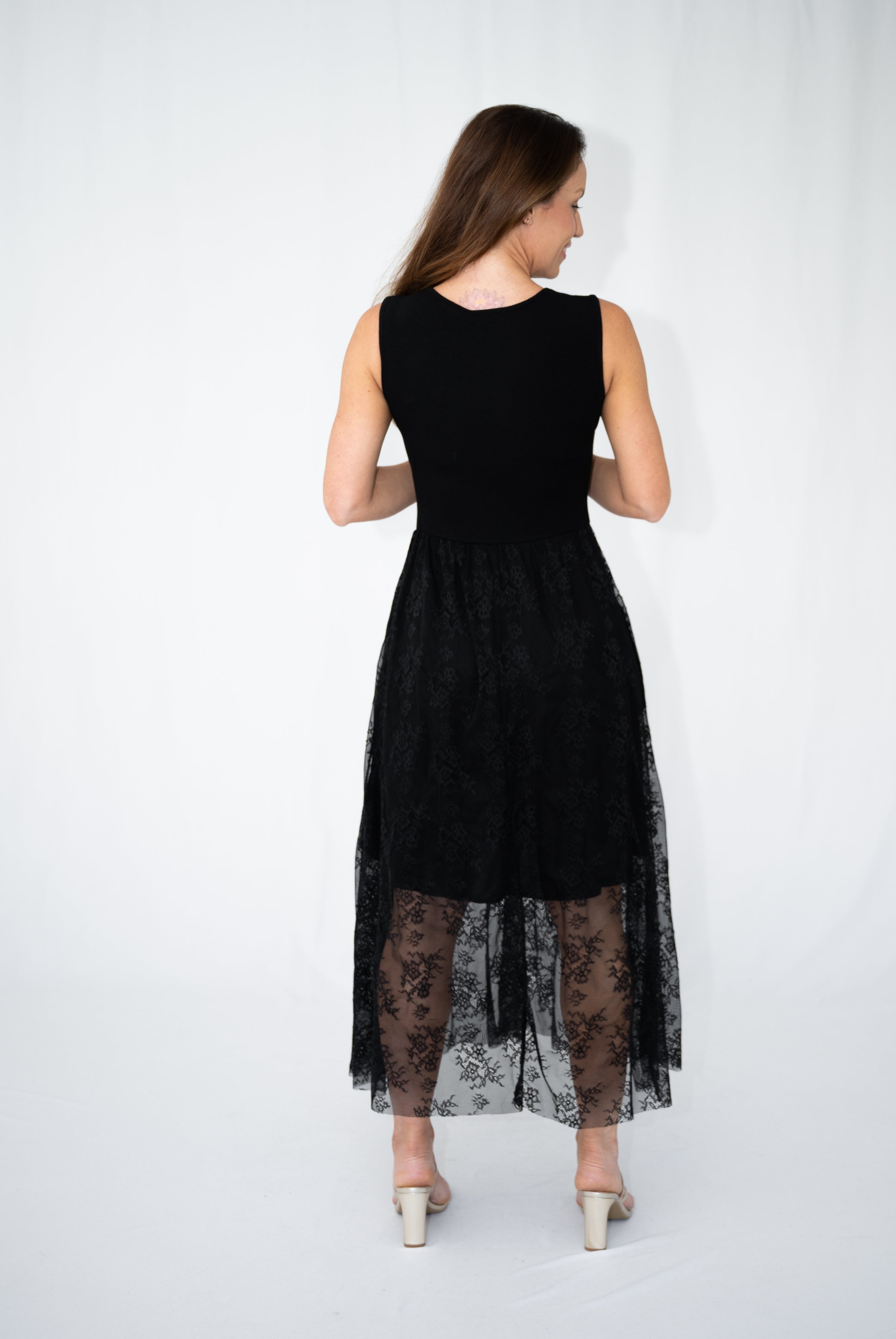 Lux Whisper Lace Dress