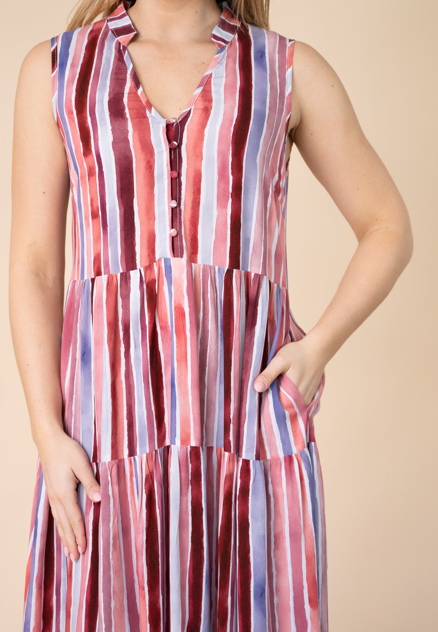 Rosalie Tiered Midi Dress