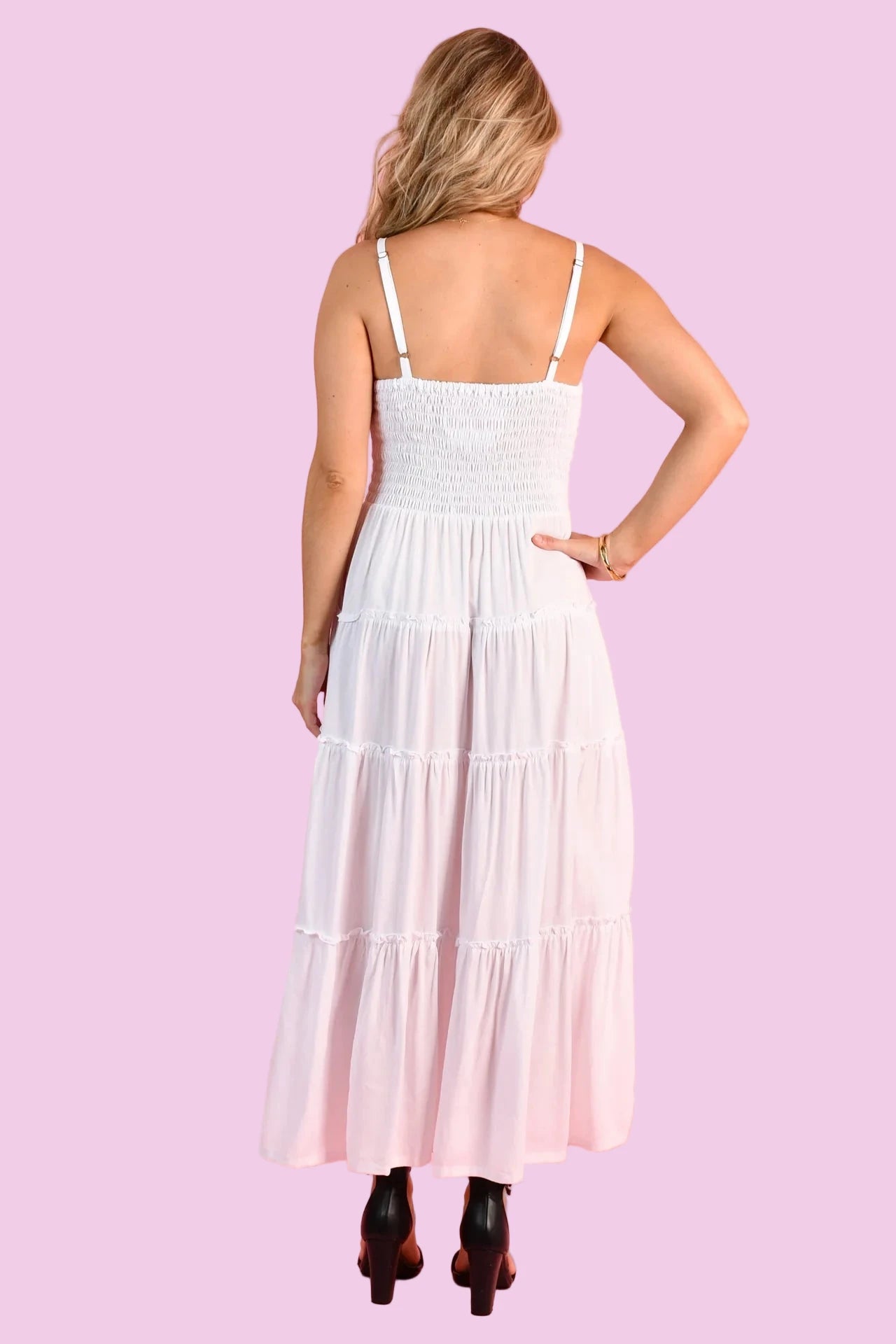 Traveller Maxi Dress White