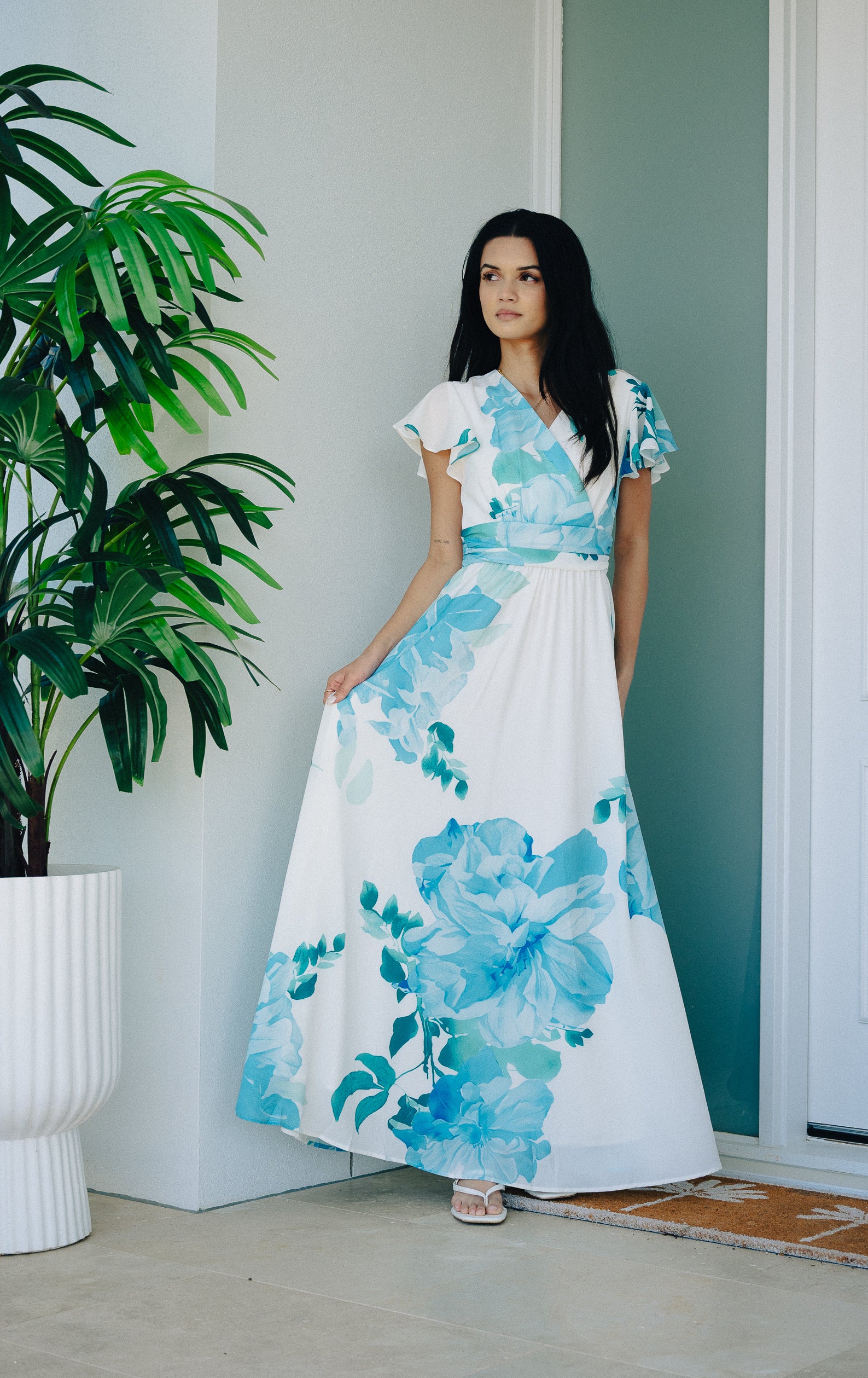 Loretta Maxi Dress Blue