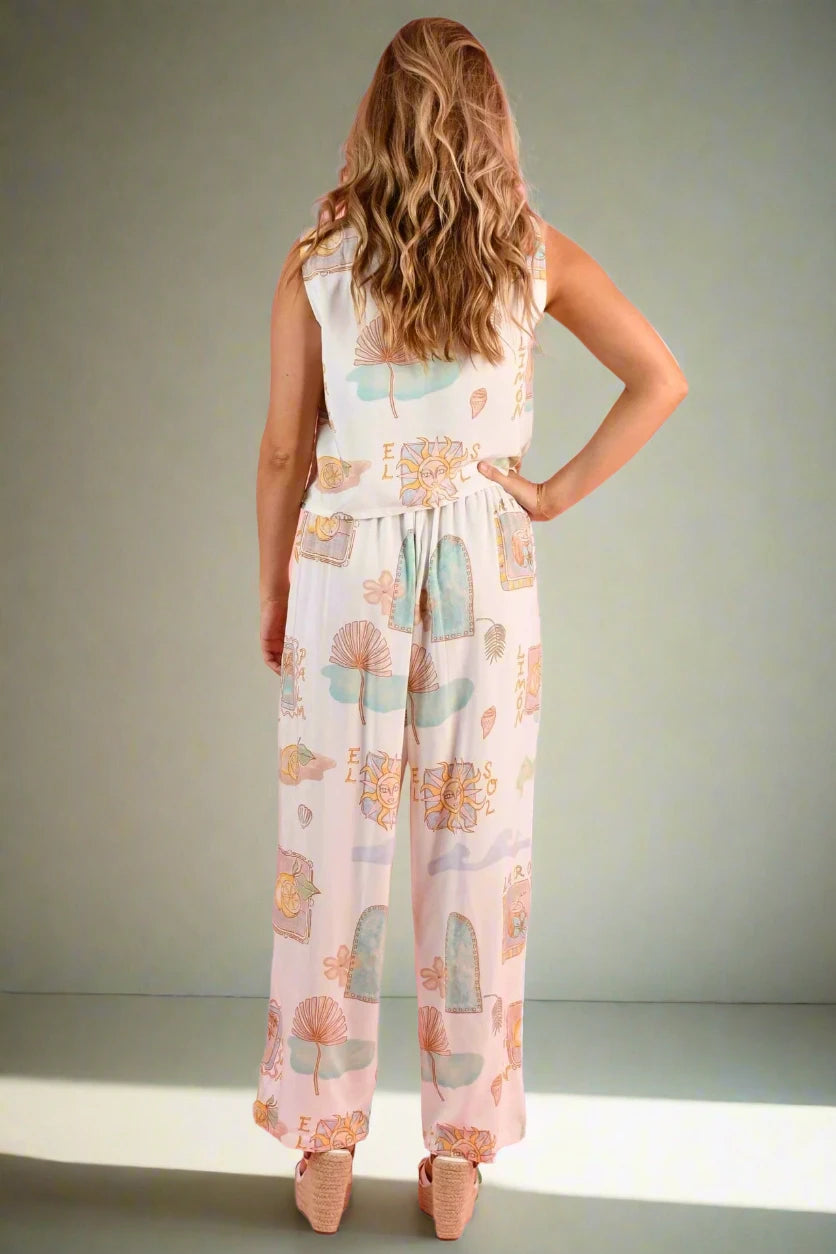 Eva Tank - Zesty Postcard