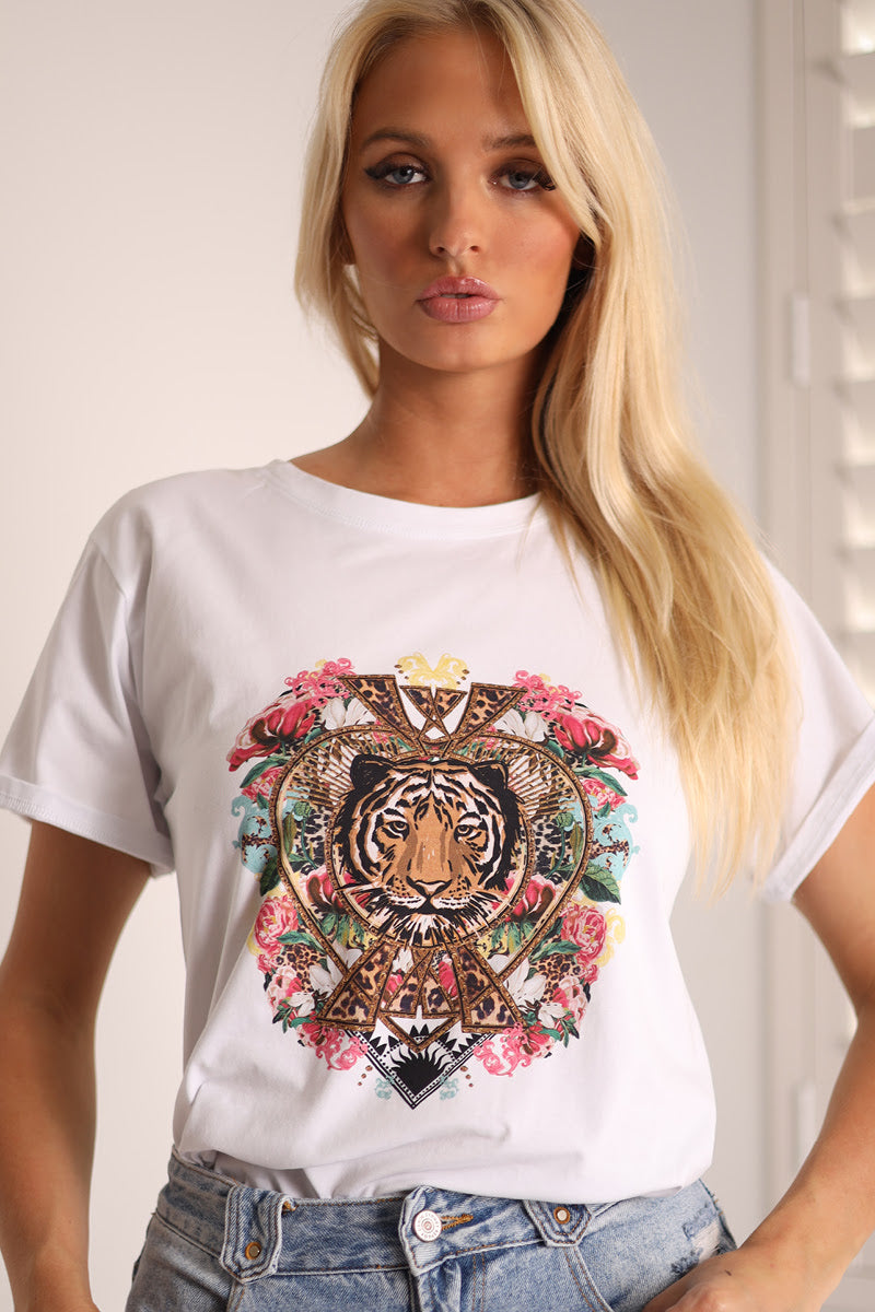 Donatella Tee White