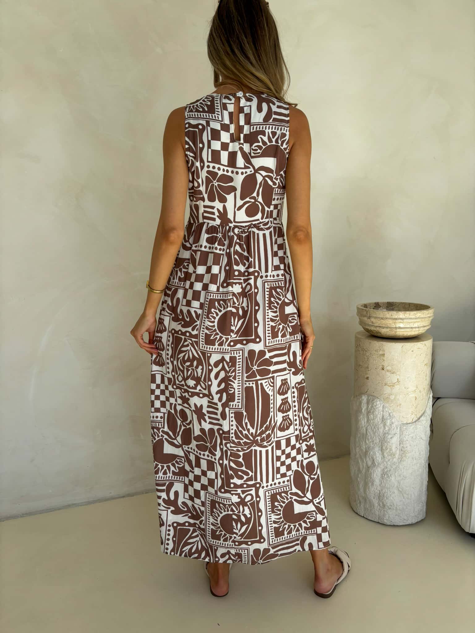Peyton Truffle Print Dress