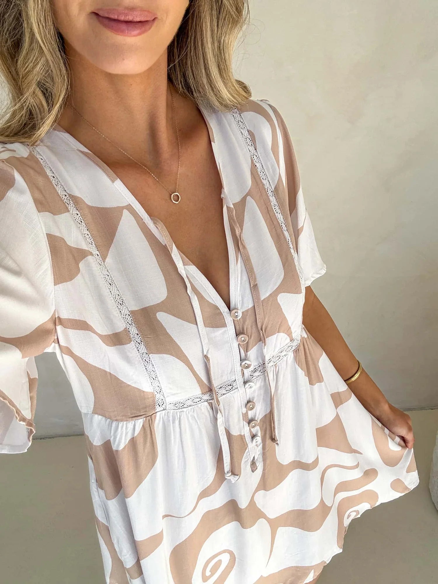 Sienna Whirl Short Dress