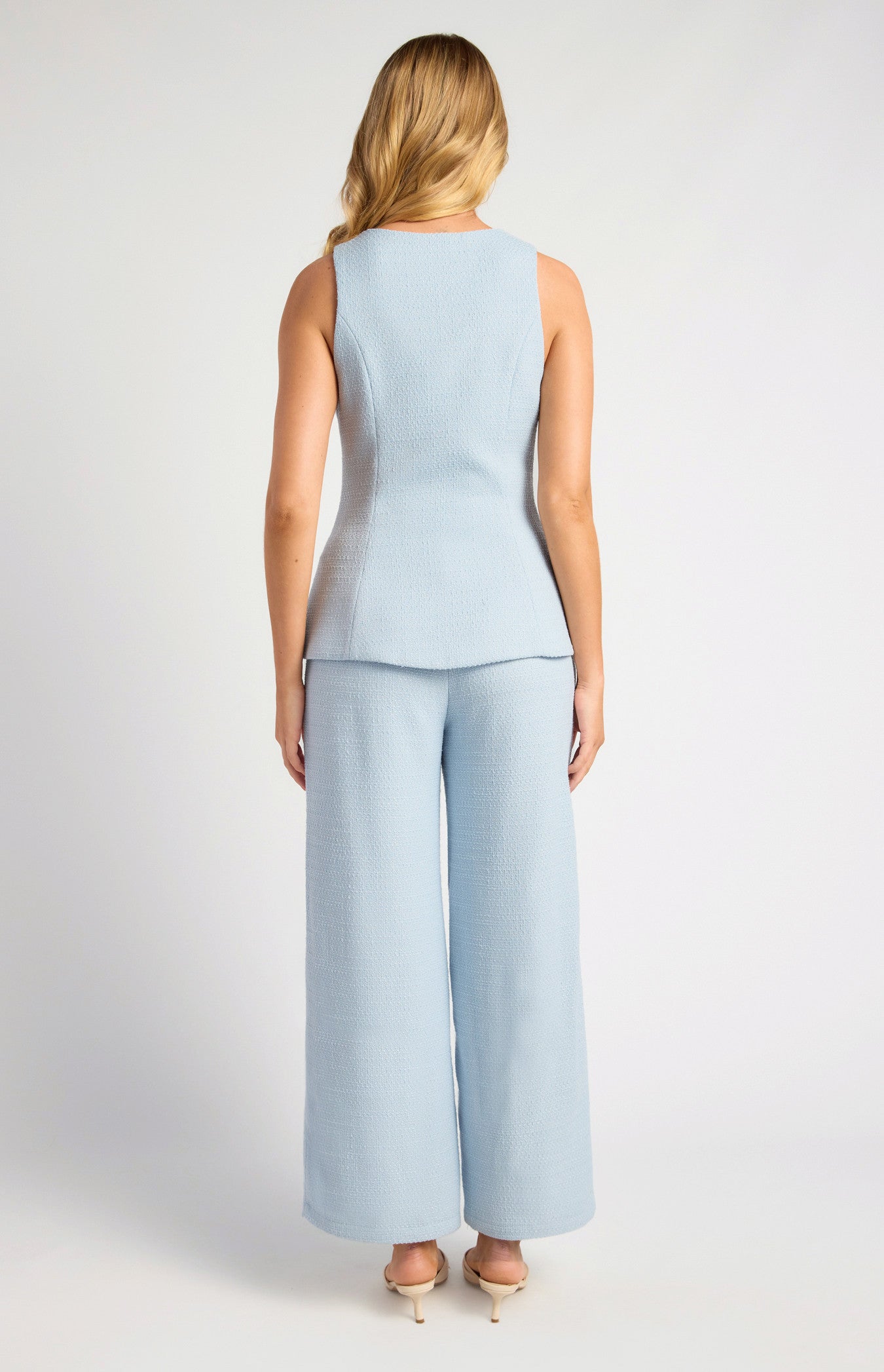 Samaya Vest and Pant Set Ice Blue