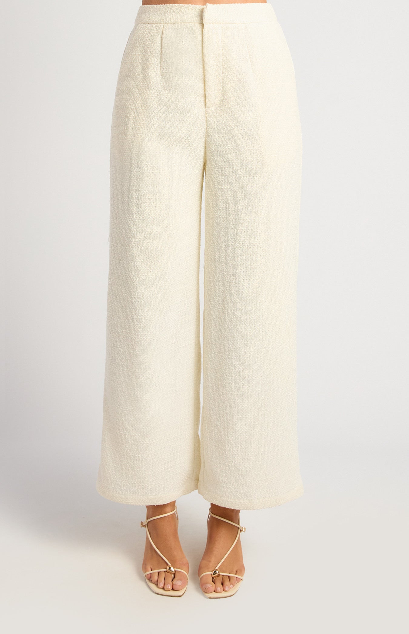 Samaya Vest and Pant Set White