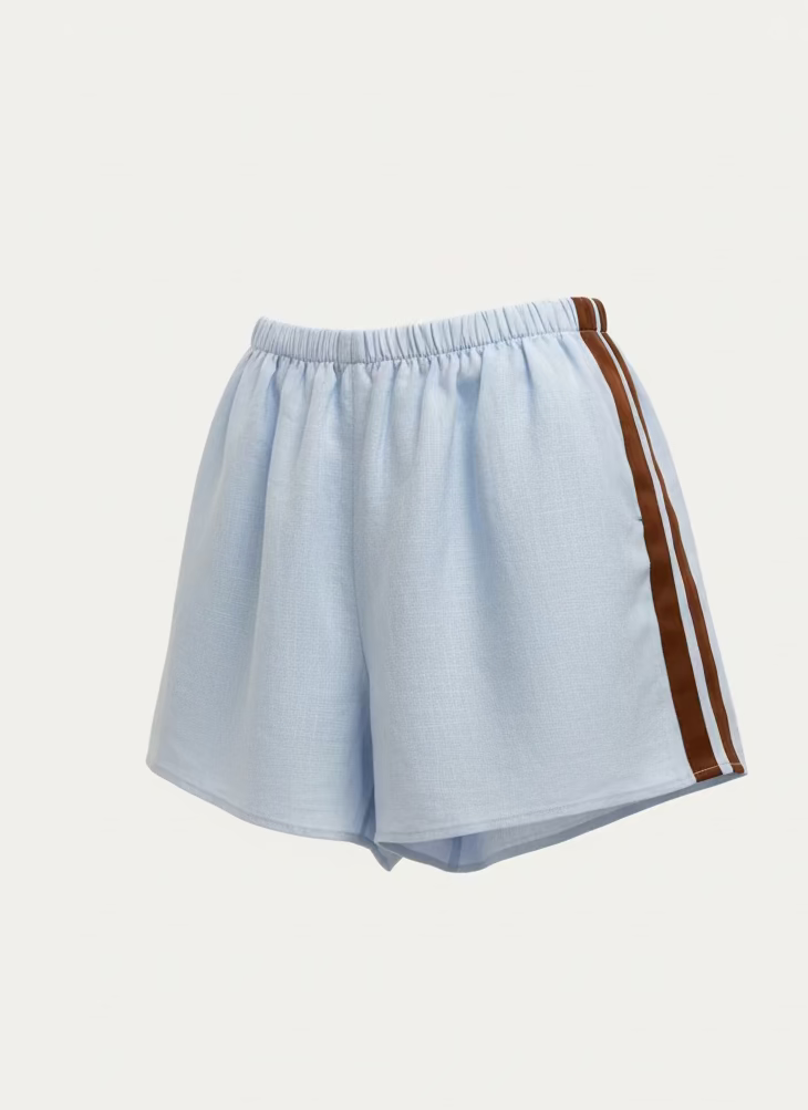 Racer Short By Frankie Baby Blue