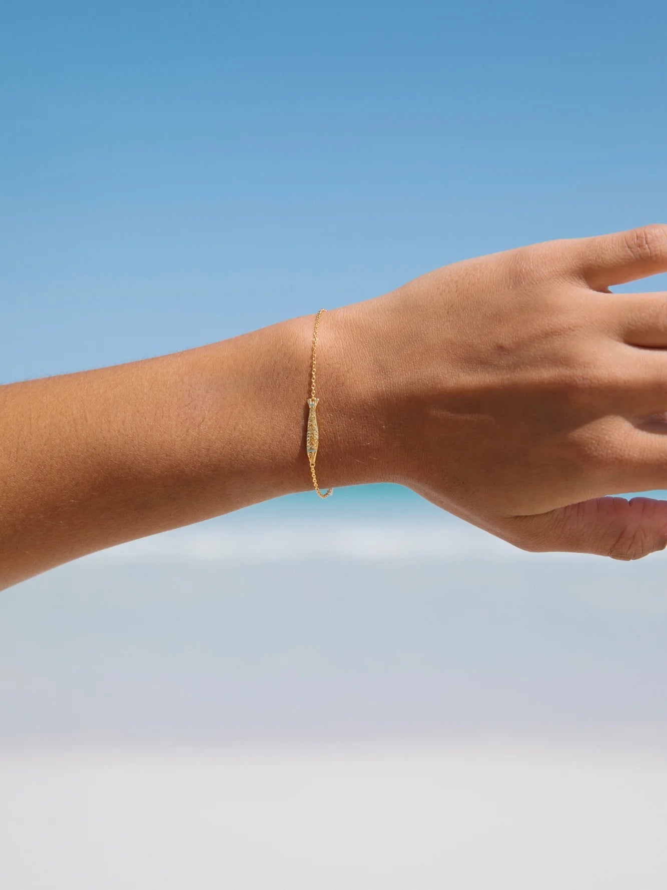 Sardine Bracelet in 18k Gold Vermeil