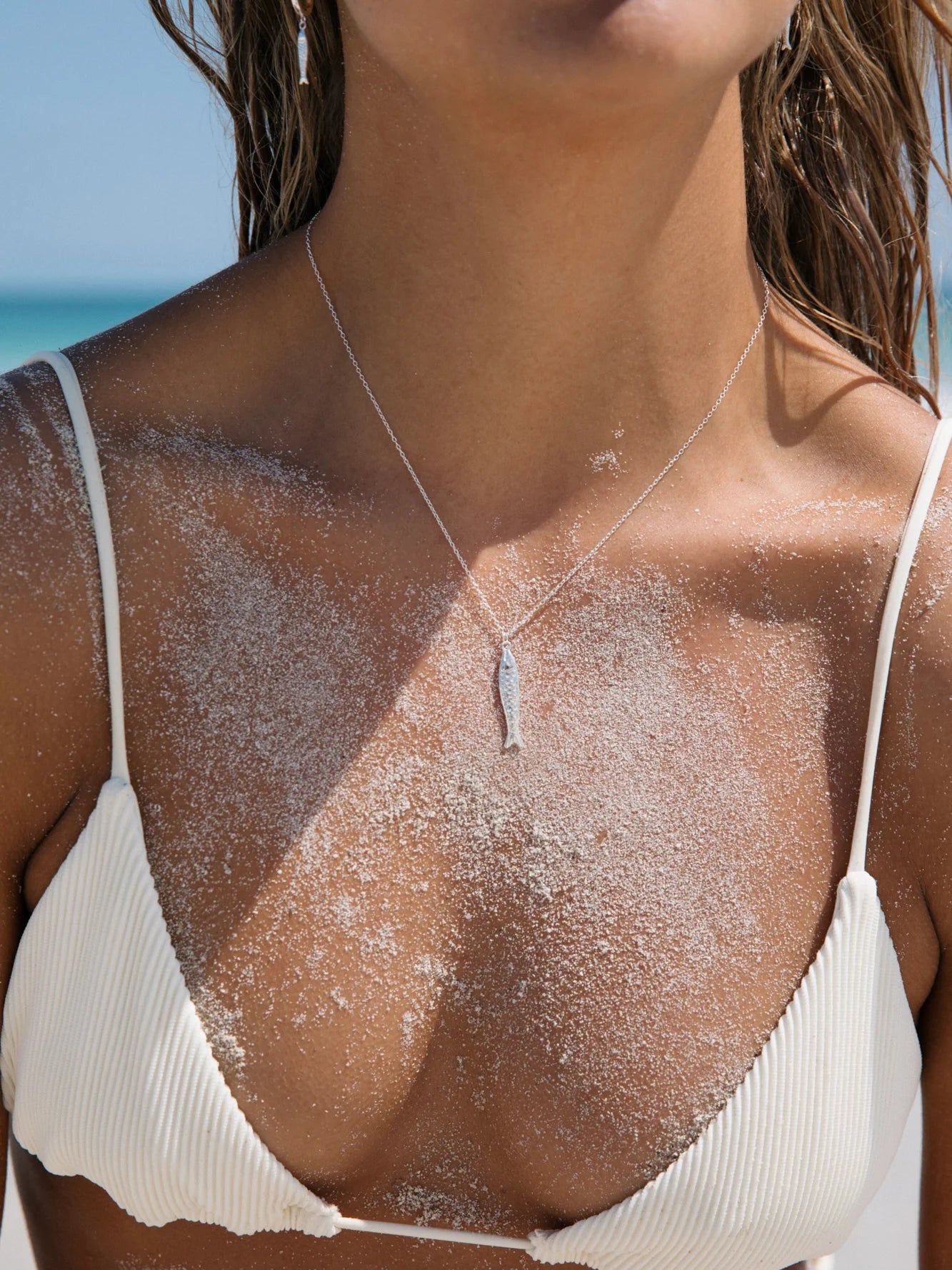 Sardine Necklace in Sterling Silver