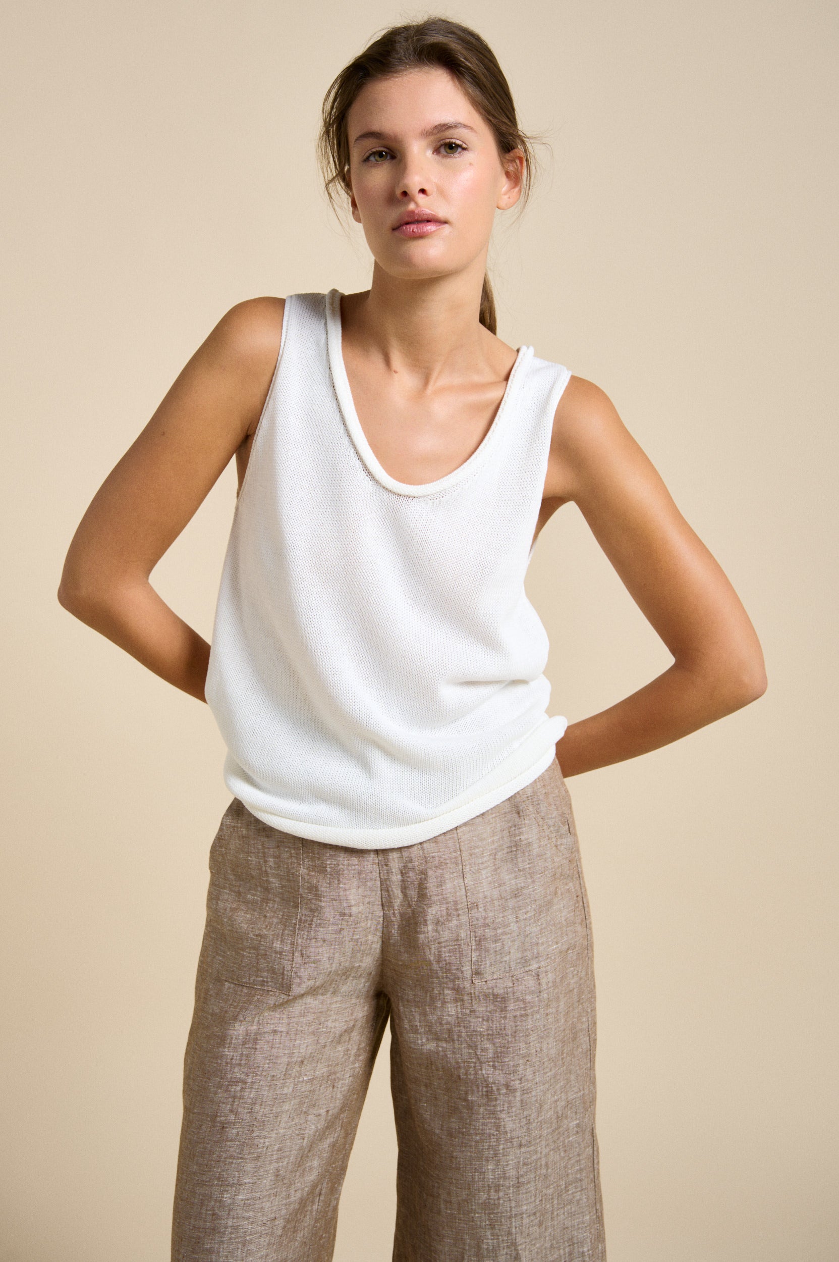 Scoop Neck Spring Tank