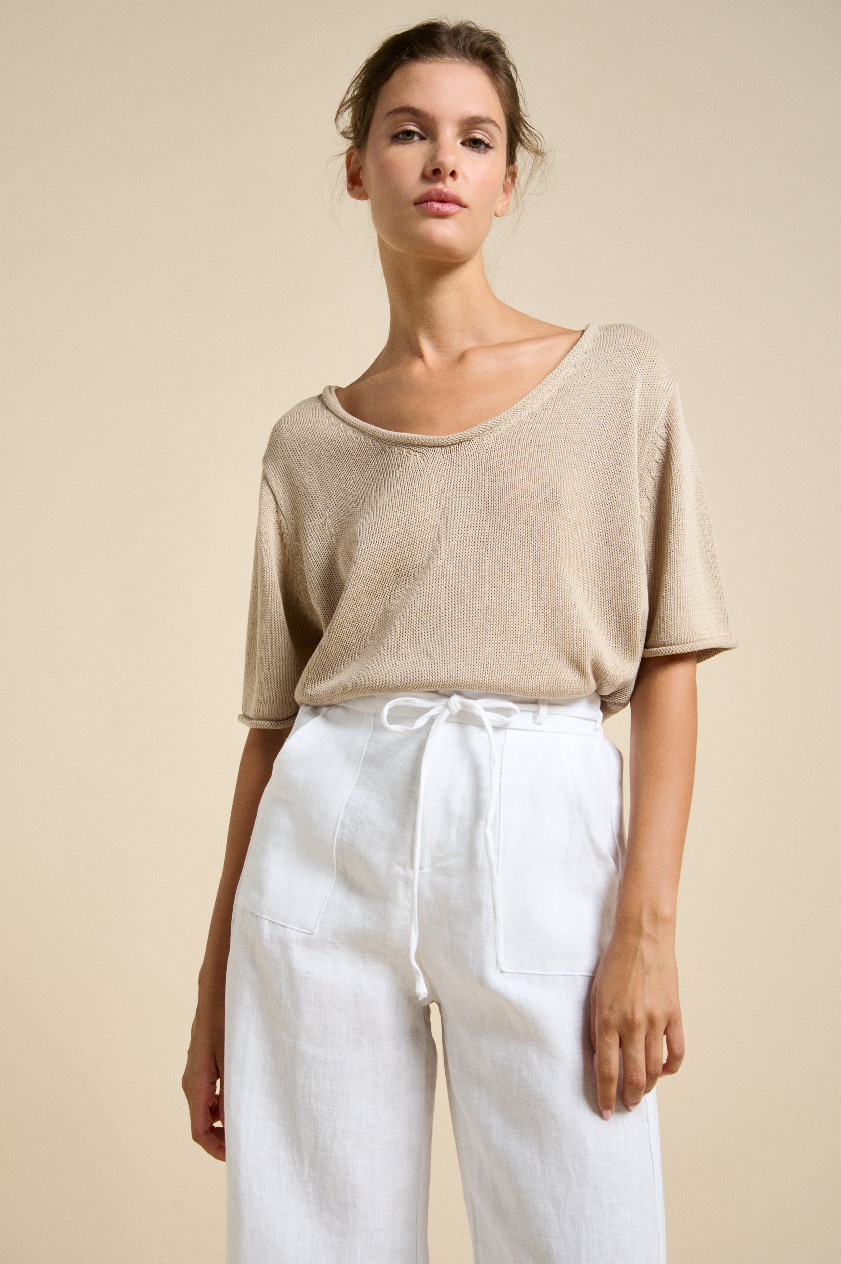 Scoop Summer Knit Little Lies Tee