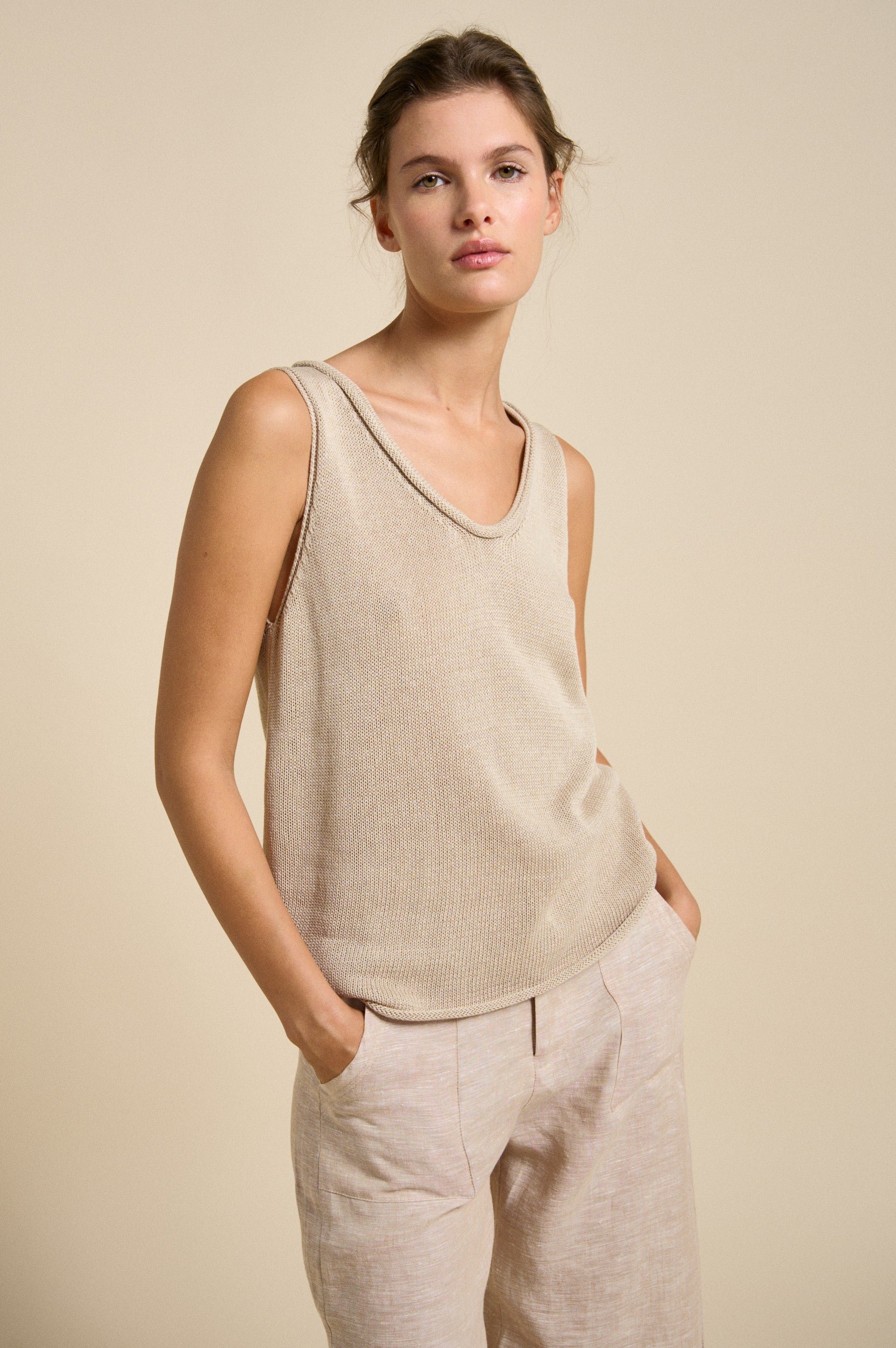 Scoop Neck Spring Tank