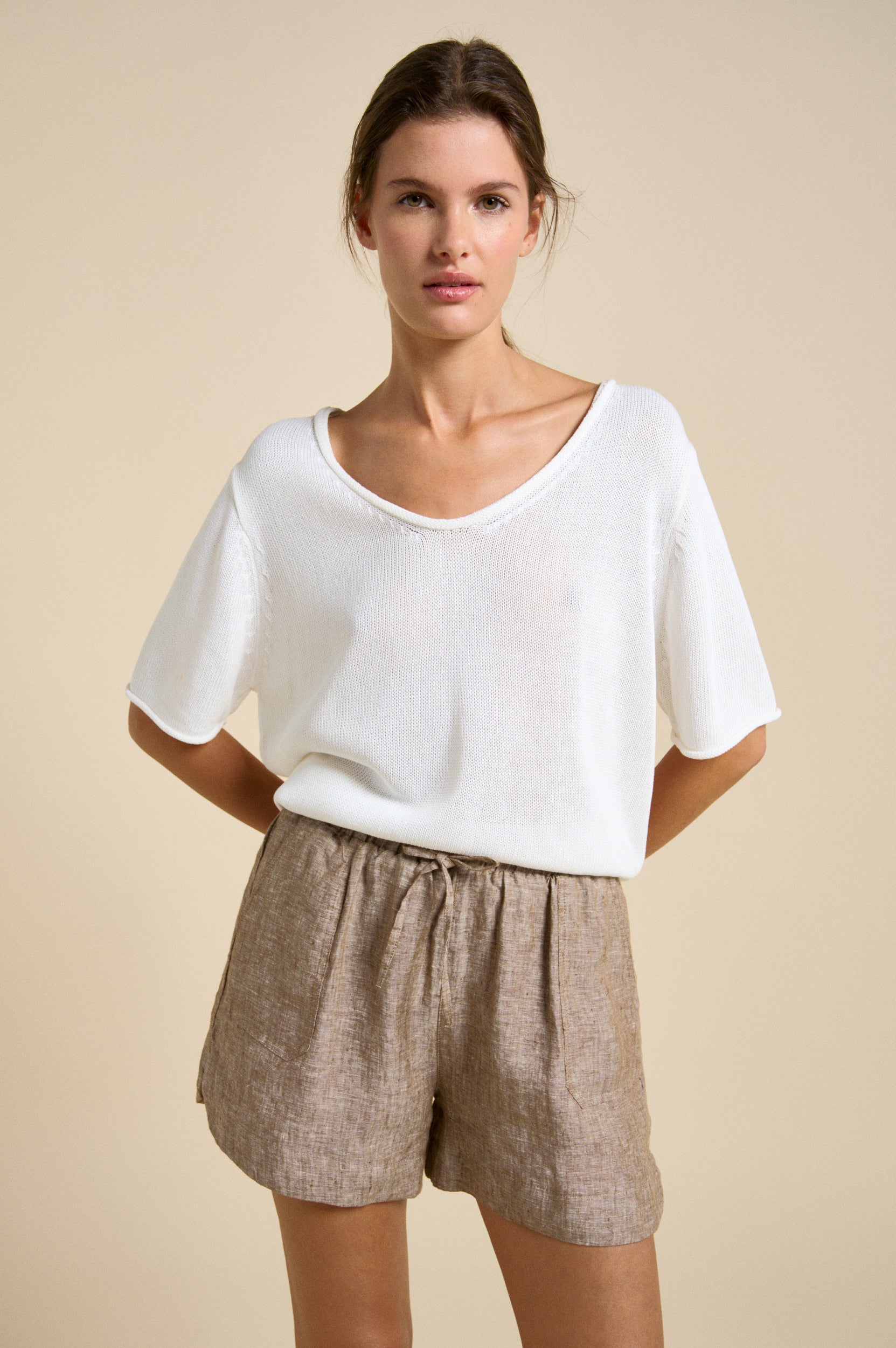 Scoop Summer Knit Little Lies Tee