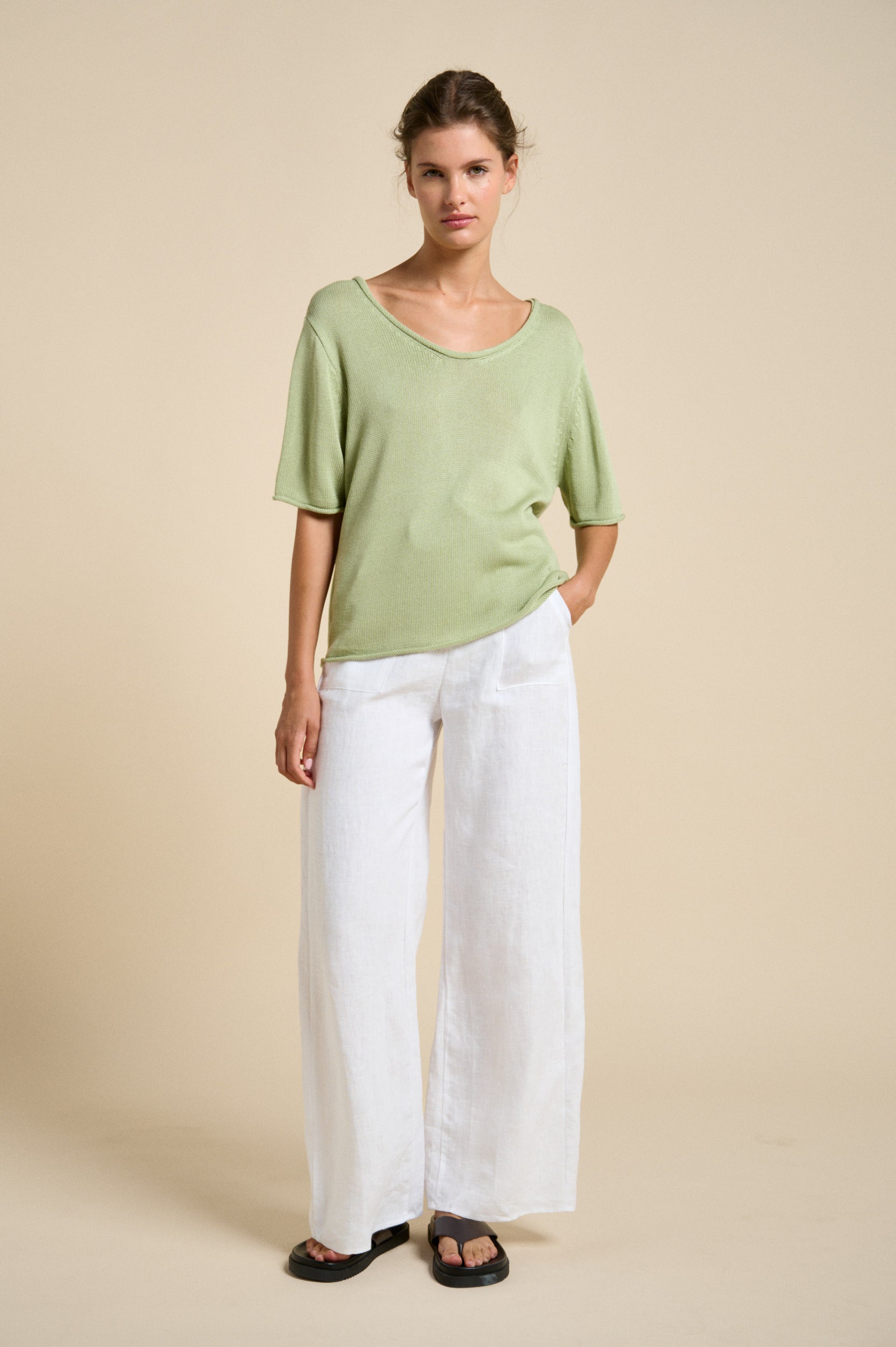 Scoop Summer Knit Little Lies Tee