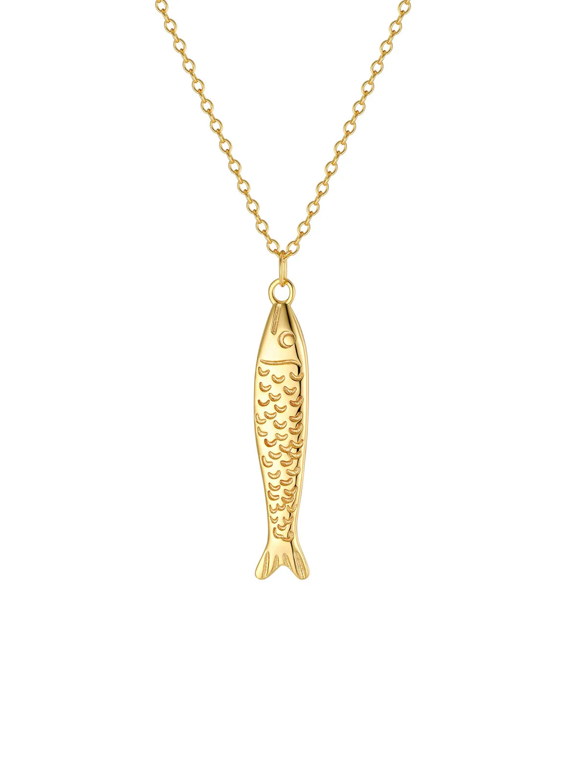 Sardine Necklace in 18k Gold Vermeil