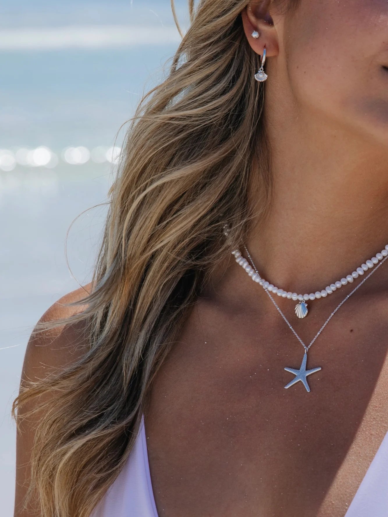 Sirena Sea Necklace in Sterling Silver