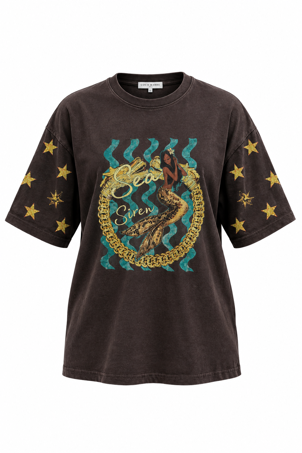 Sea Siren Tee Charcoal