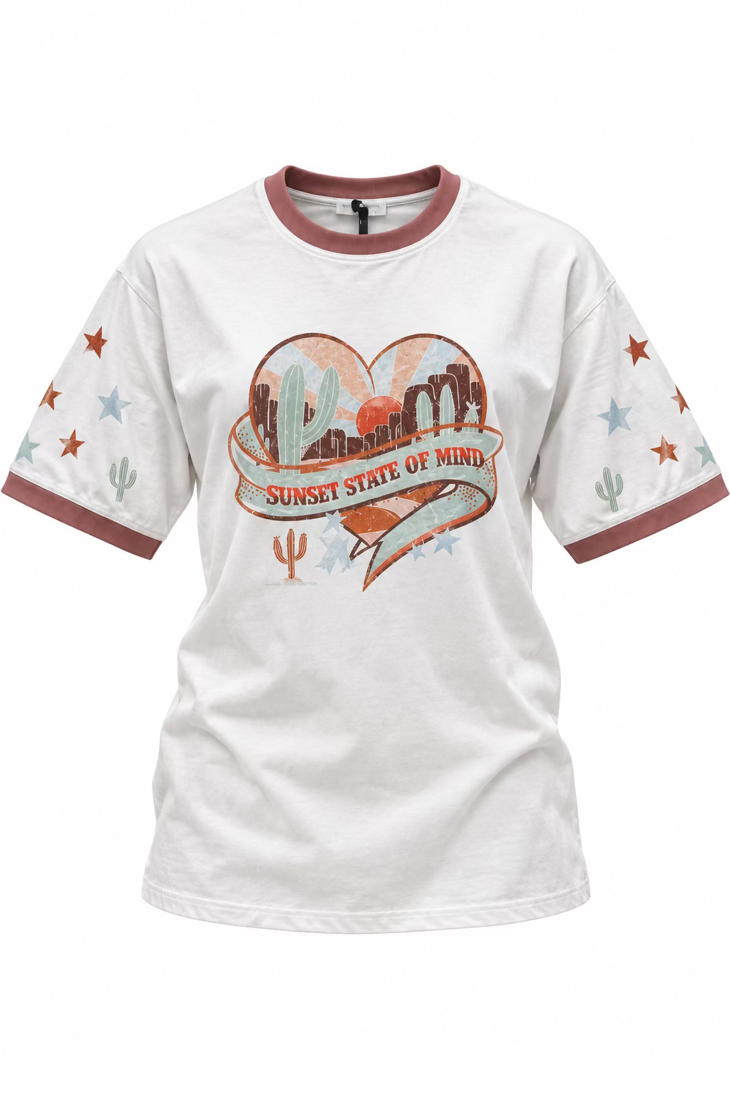 Sunset State of Mind Tee White