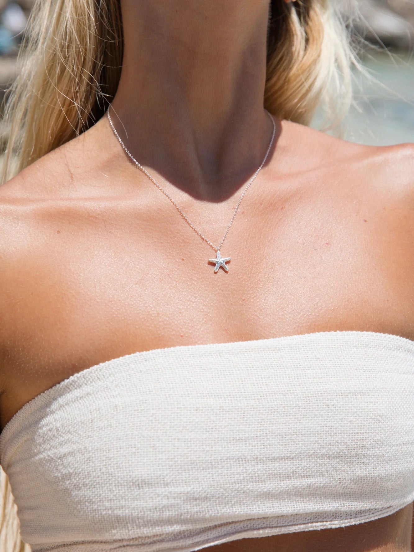 Marina Necklace in Silver