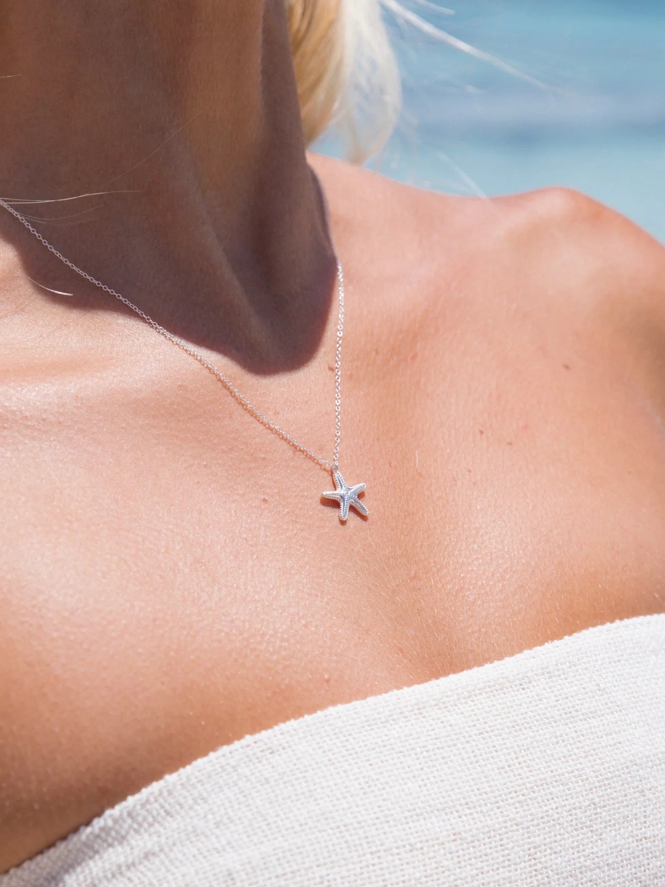 Marina Necklace in Silver