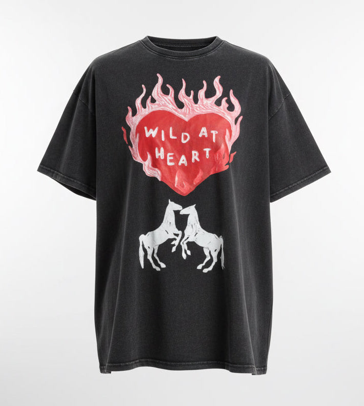 Wild at Heart Tee By Frankie Black