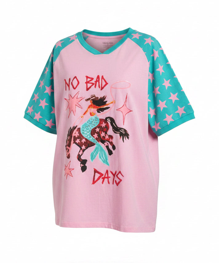 No Bad Days Tee Pink