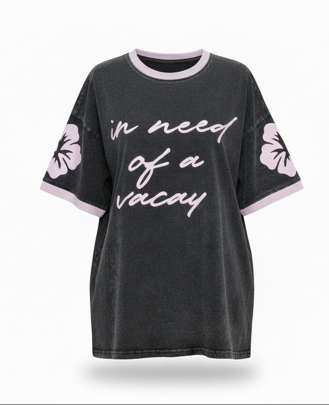 Need of a Vacay By Frankie Tee Black