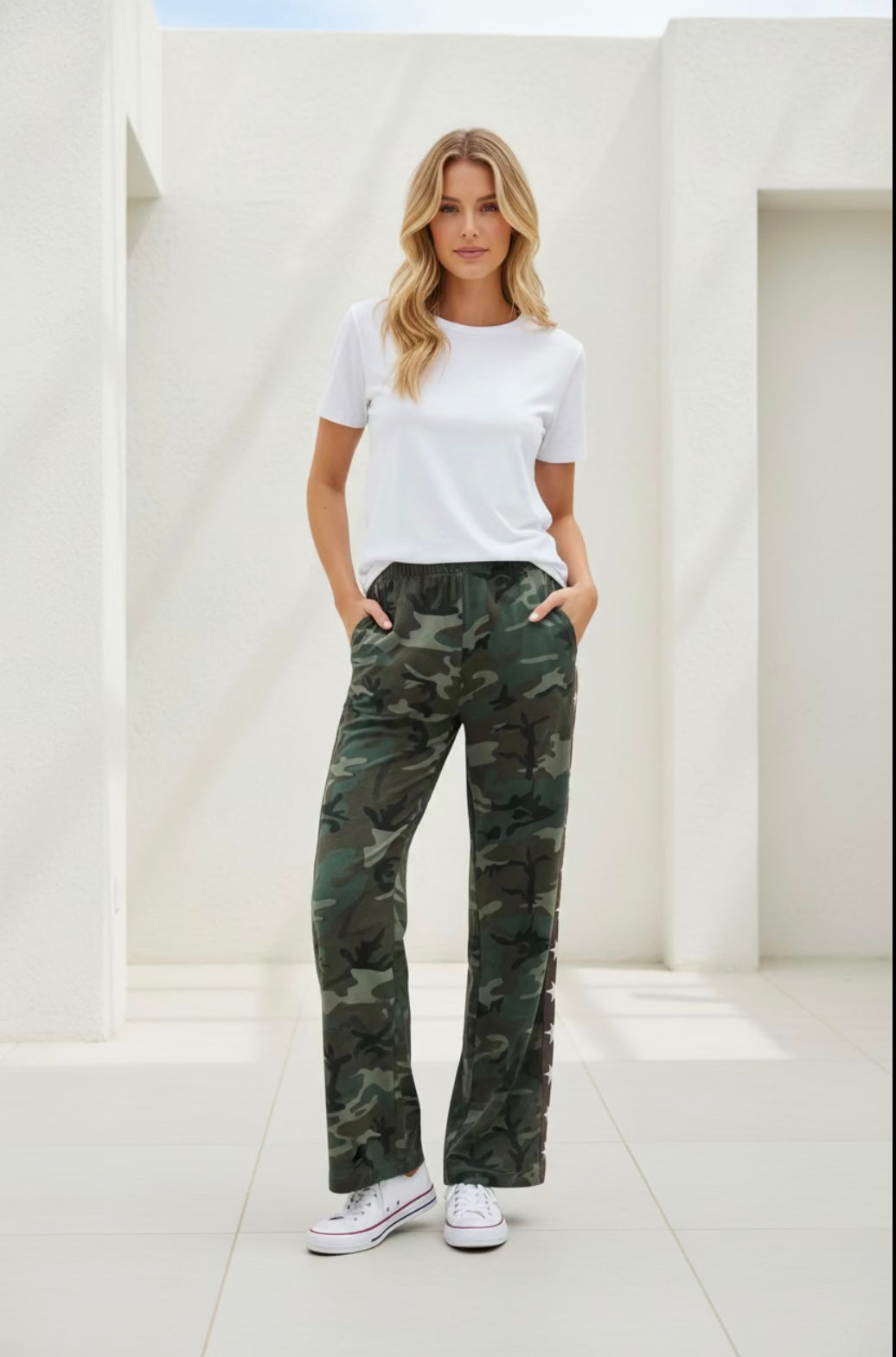 Dark Camo Star Racer Pant