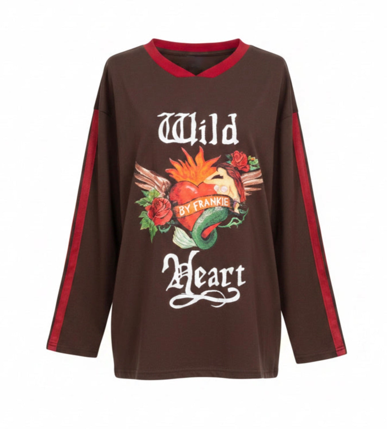Wild Heart Long Sleeve Tee Chocolate