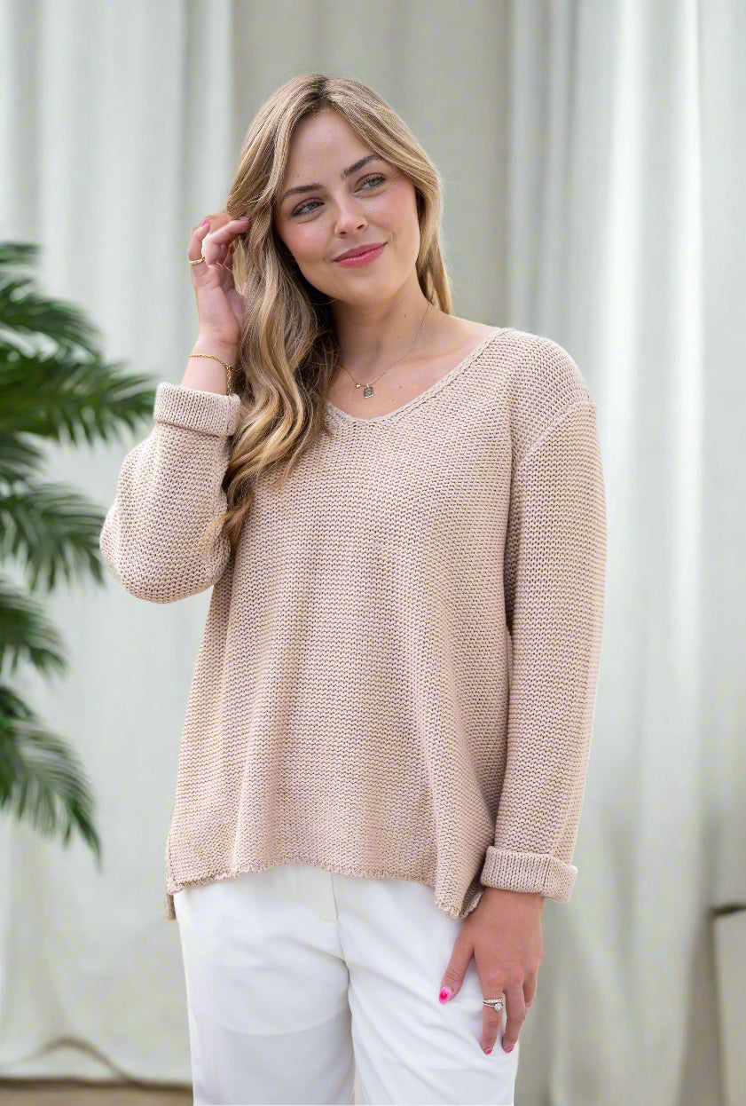 Billi Knit Jumper Mocha