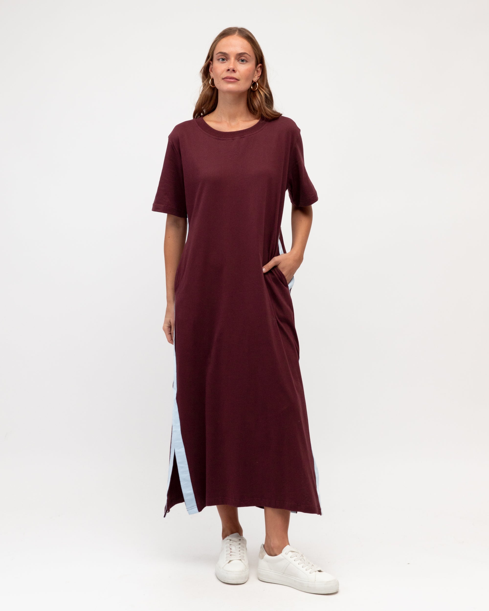Jersey Tape Trim Dress