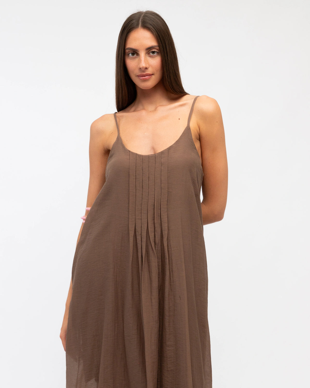 Lara Maxi Dress Chocolate