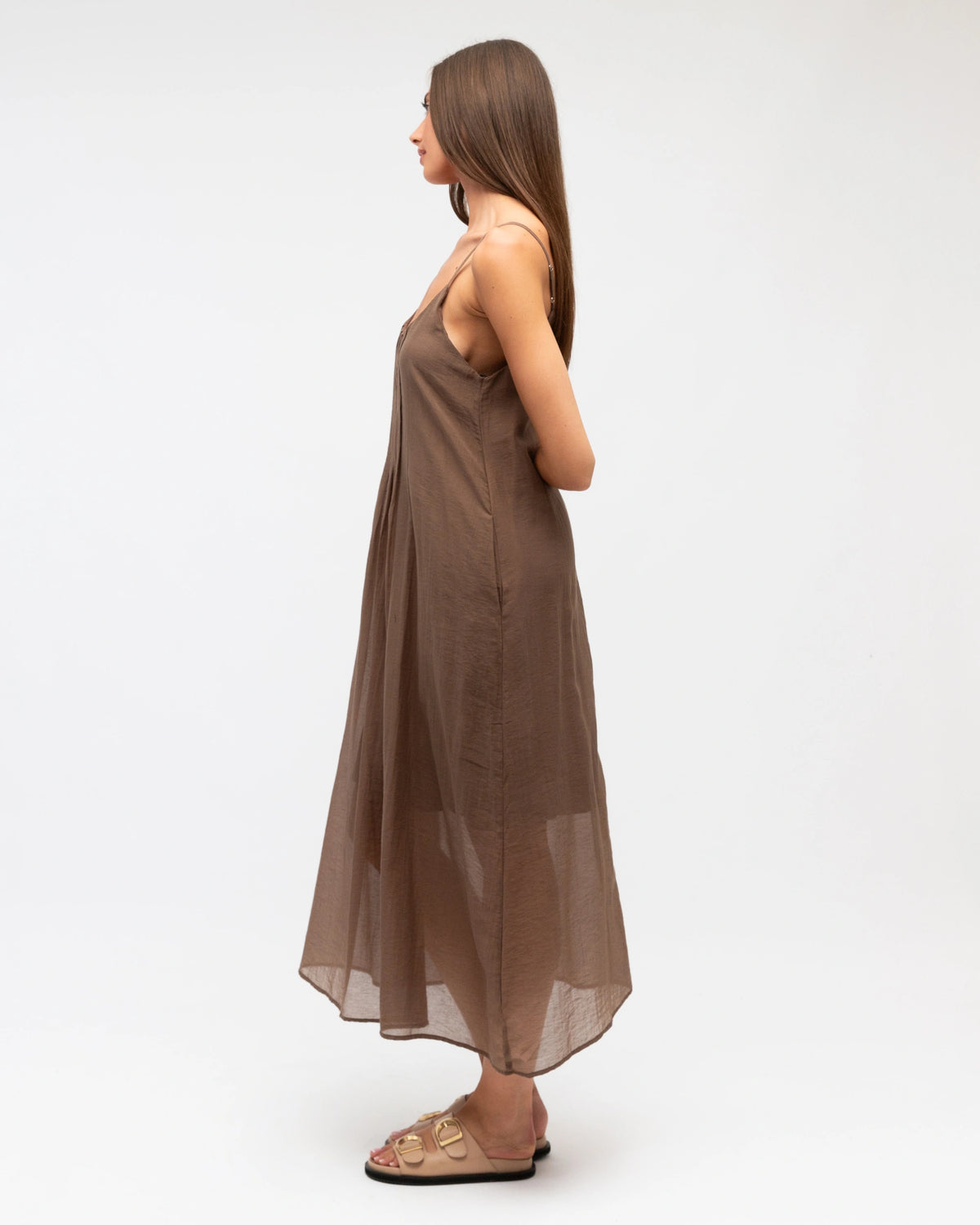 Lara Maxi Dress Chocolate