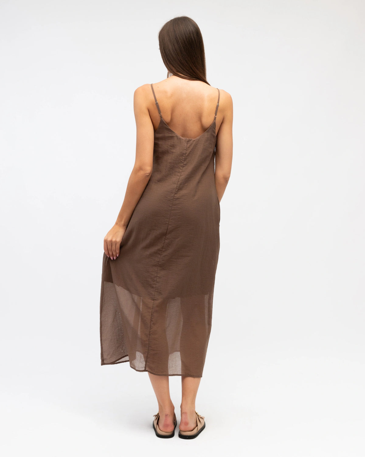 Lara Maxi Dress Chocolate