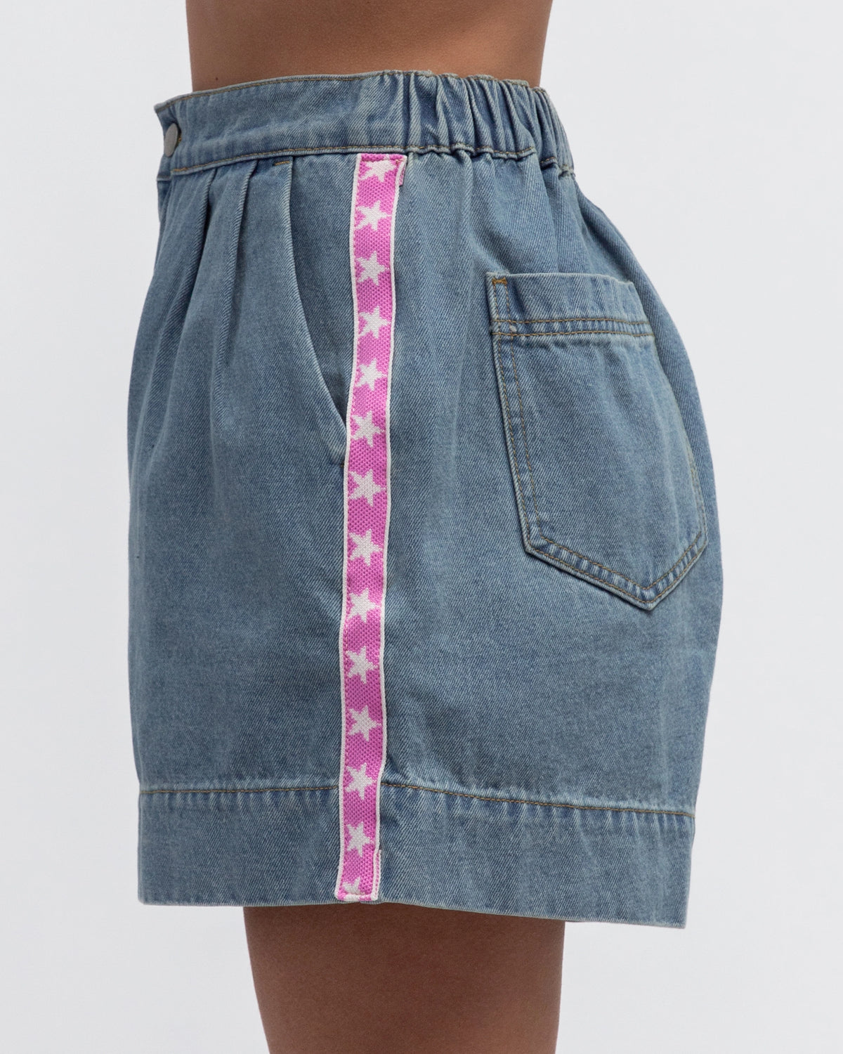 Star Denim Racer Short