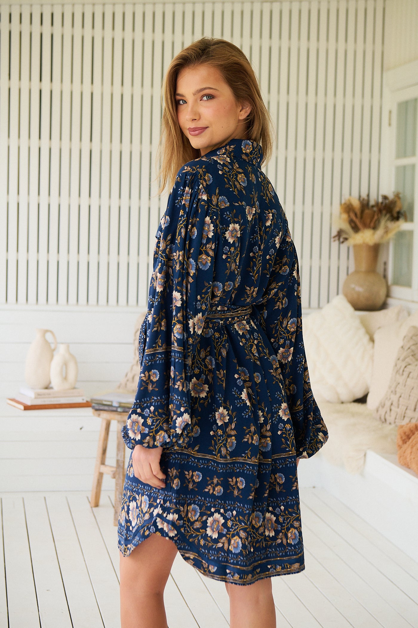 Beverly Dress -Adeline Print