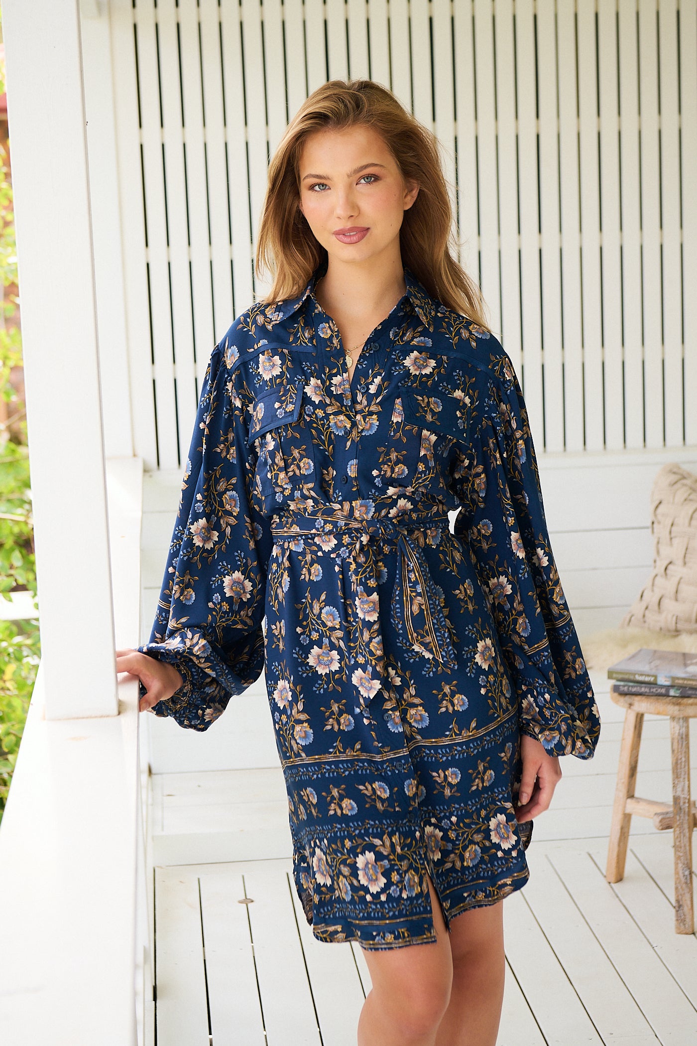 Beverly Dress -Adeline Print