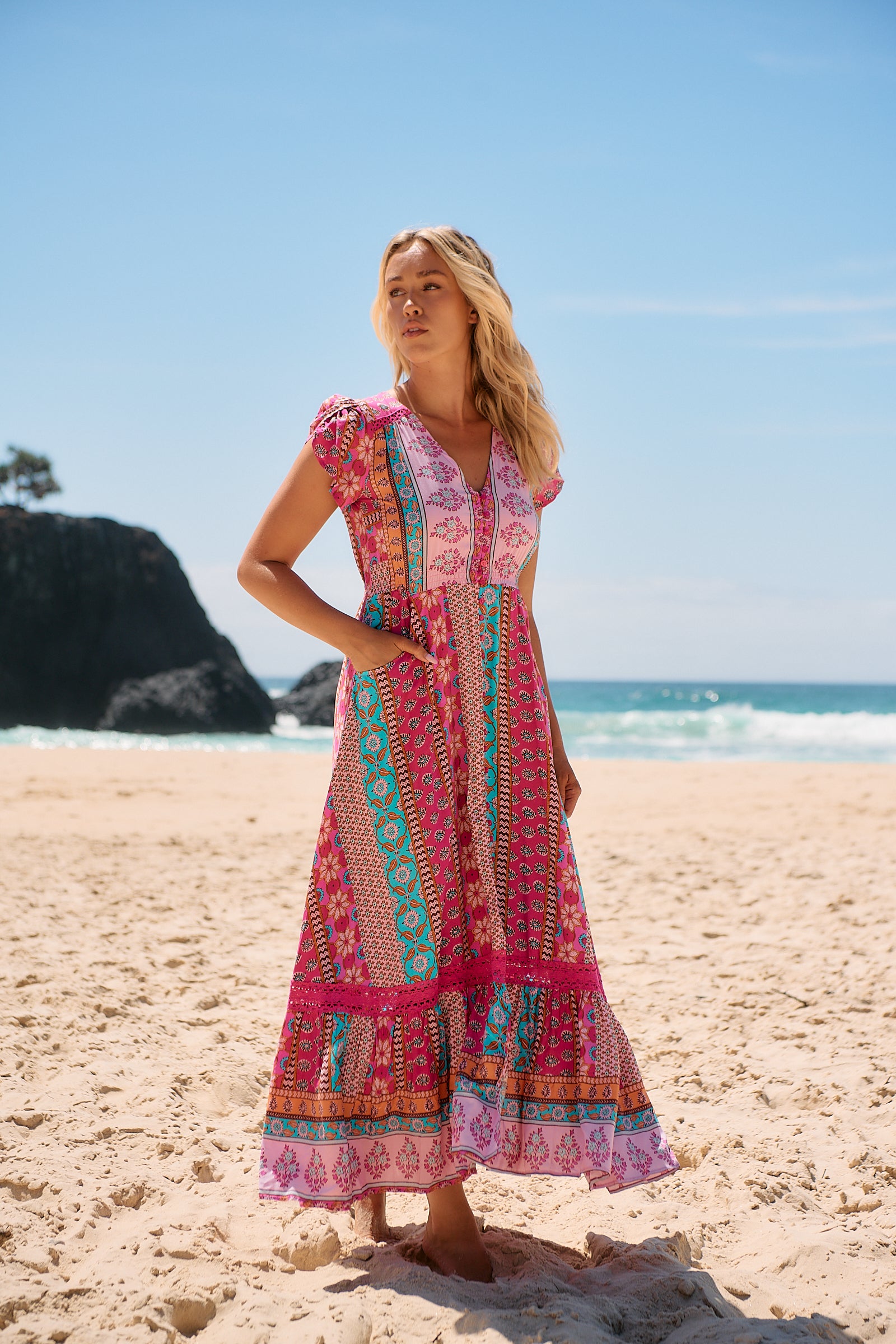 jaase carmen maxi dress Jaase Lost Tribe Carmen Maxi Dress