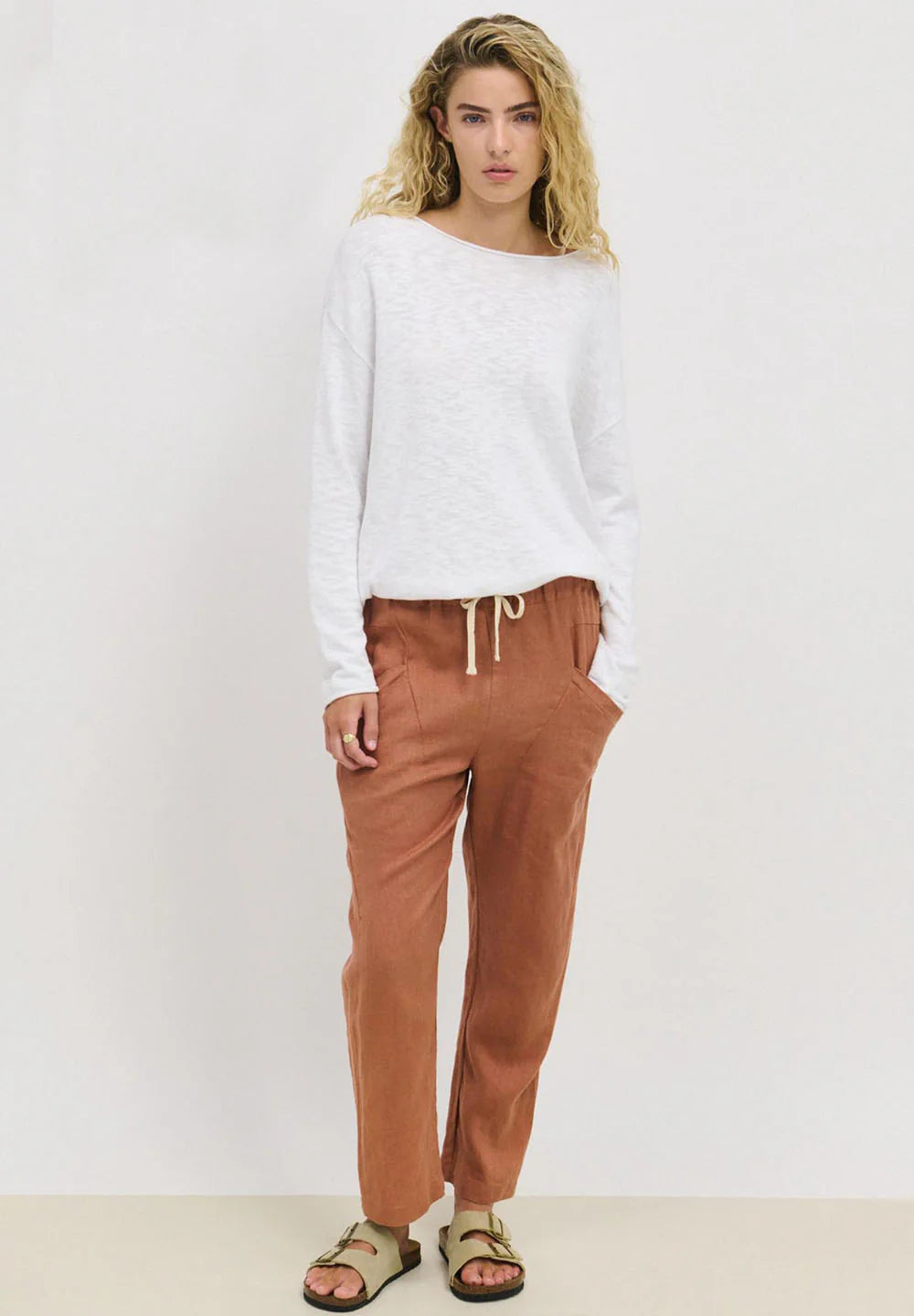 Little Lies Luxe Linen Pant