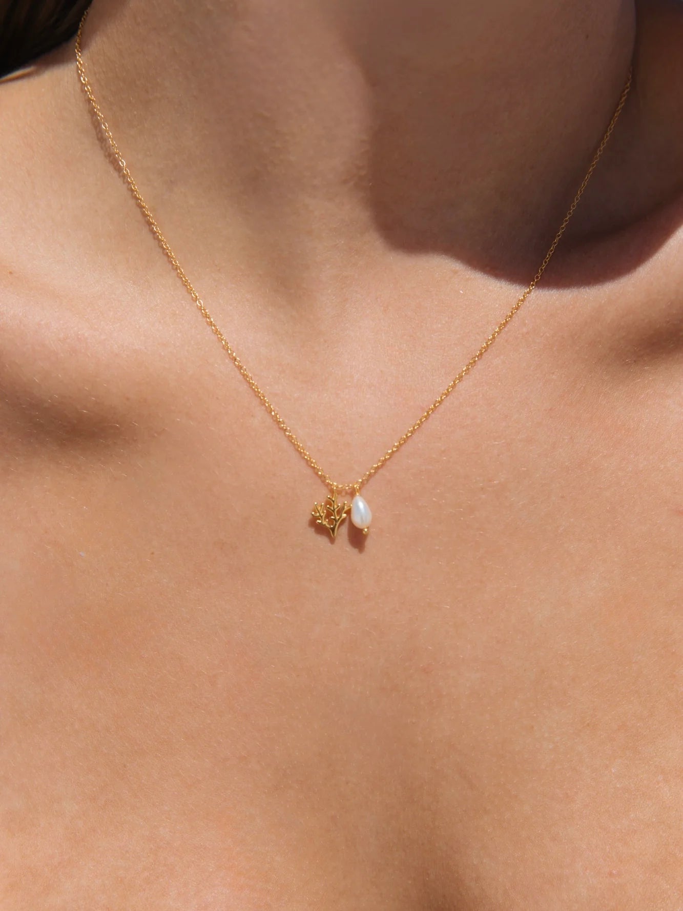 Coral Cove Necklace in 18k Gold Vermeil