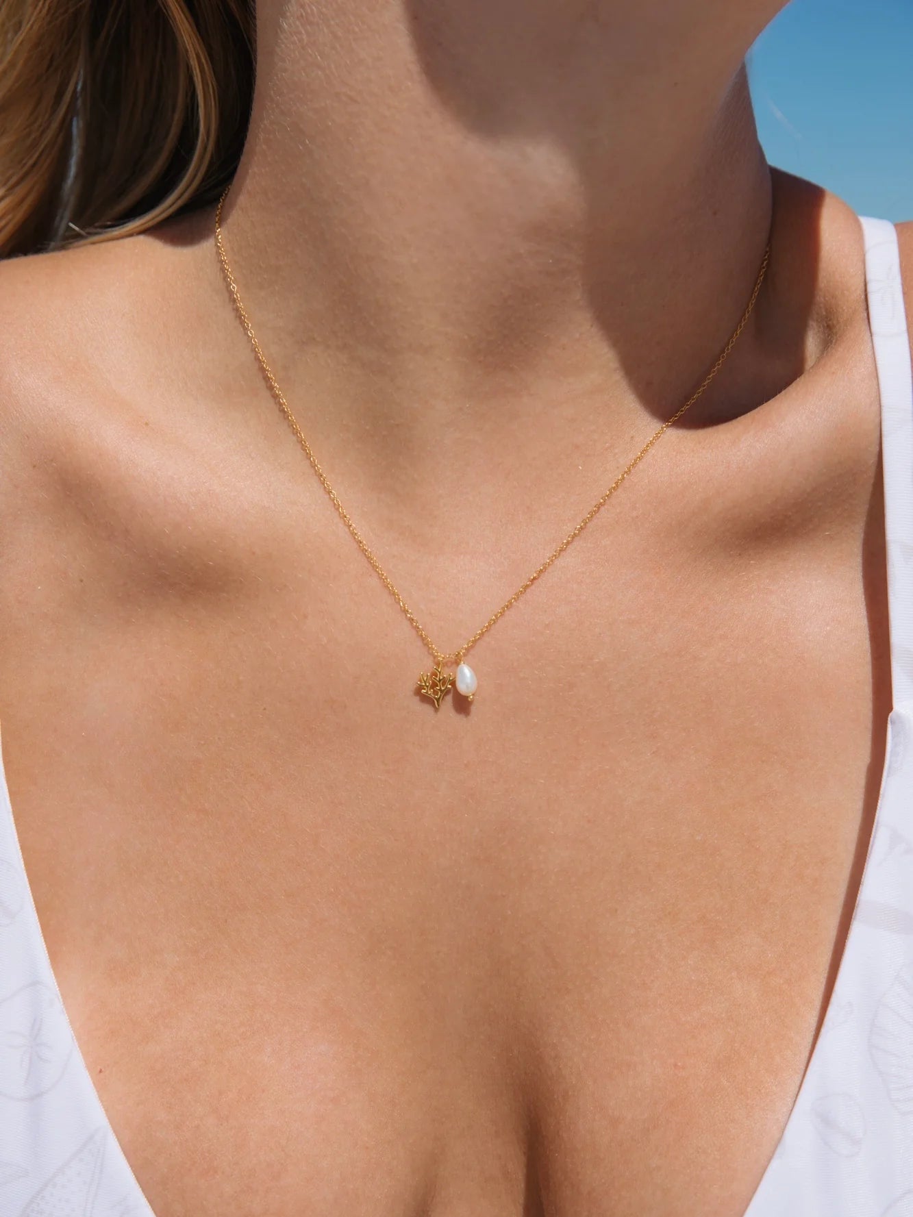 Coral Cove Necklace in 18k Gold Vermeil