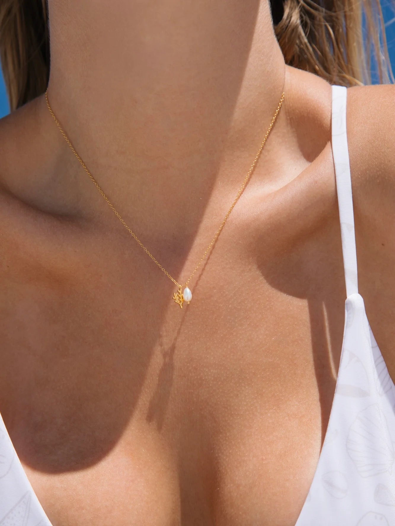 Coral Cove Necklace in 18k Gold Vermeil